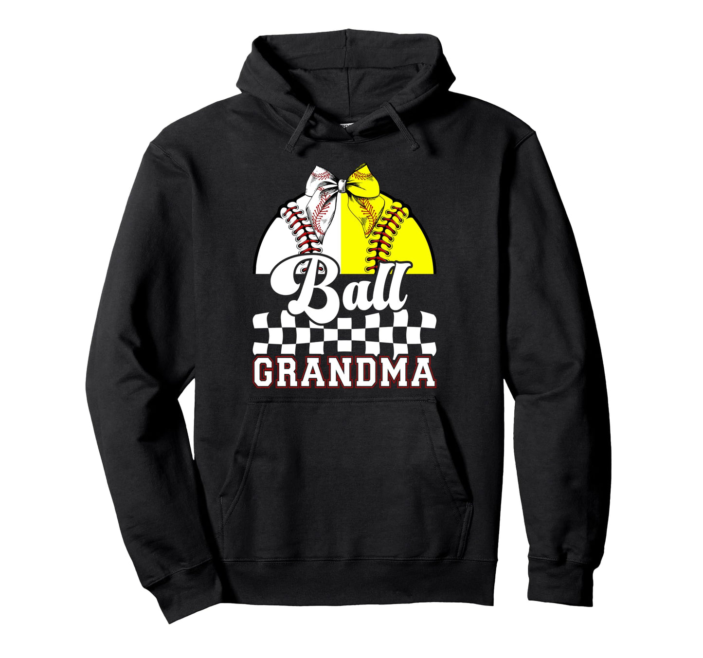Ball Grandma Coquette Baseball Hoodie - Streetwear Style Men Women - T-Shirt, Sweatshirt, Hoodie