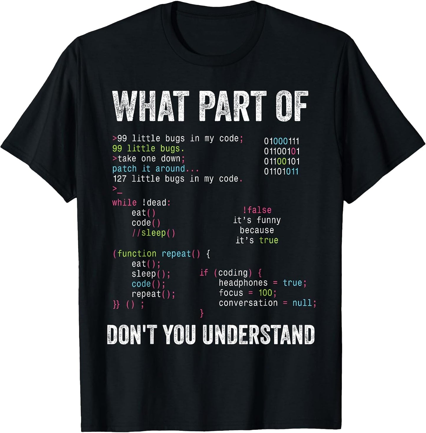Funny Coding Programming Programmer Computer Nerd - Adult & Kids T-Shirts, Sweatshirts & Hoodies apparel design preview 1