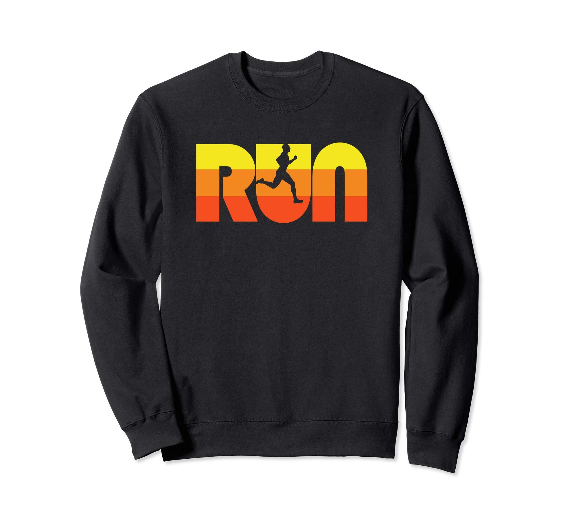 Run Sixties Color Old School Sweatshirt - Trendy Graphic Men Women - T-Shirt, Sweatshirt, Hoodie