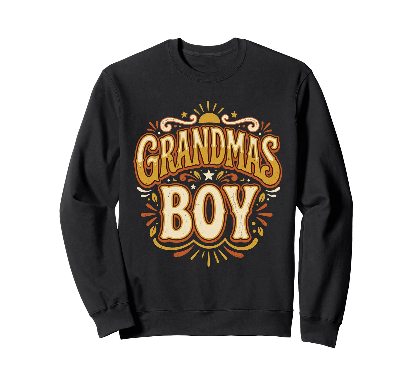 Grandmas Grandson Grandma Sweatshirt - Custom Art Print Unisex - T-Shirt, Sweatshirt, Hoodie