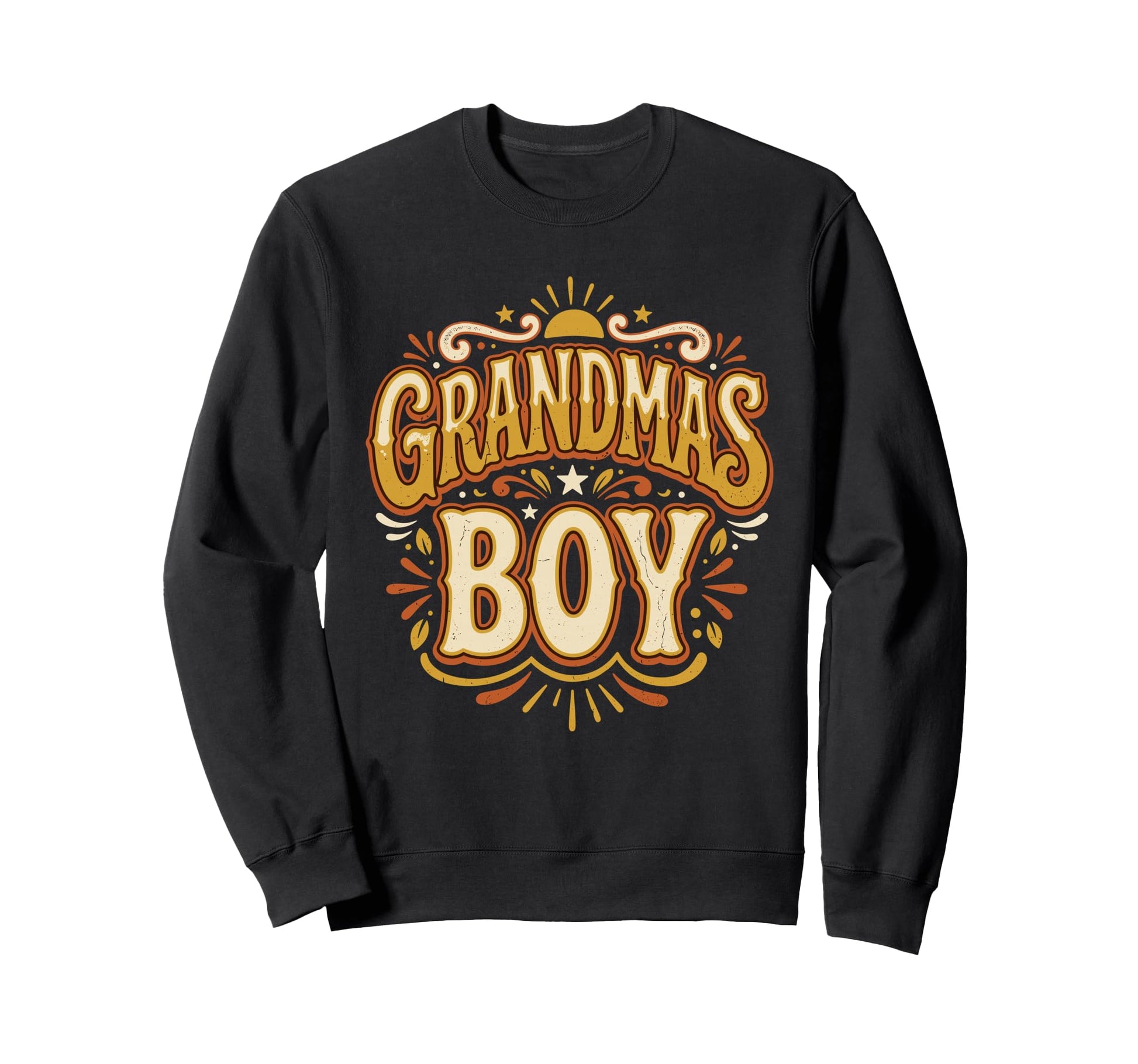 Grandmas Grandson Grandma Sweatshirt - Custom Art Print Unisex - T-Shirt, Sweatshirt, Hoodie