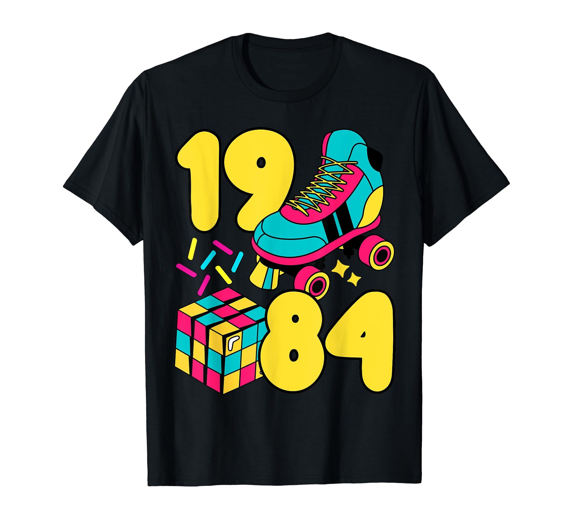 1984 Roller Rink 80S Night Nostalgia T-Shirt - Aesthetic Graphic Unisex - T-Shirt, Sweatshirt, Hoodie