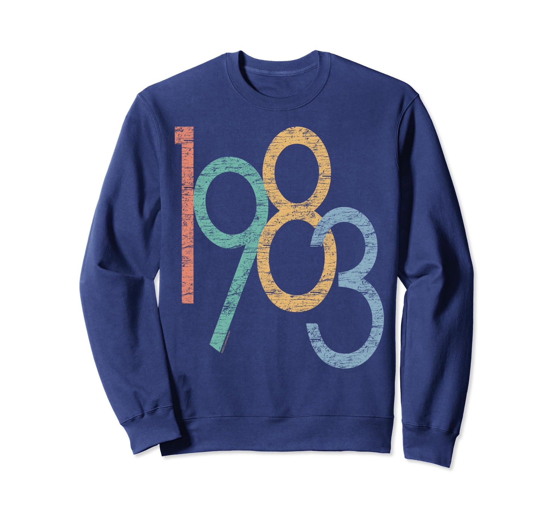 1983 Birth Year 1980S Typography Sweatshirt - Streetwear Style for Adults - T-Shirt, Sweatshirt, Hoodie
