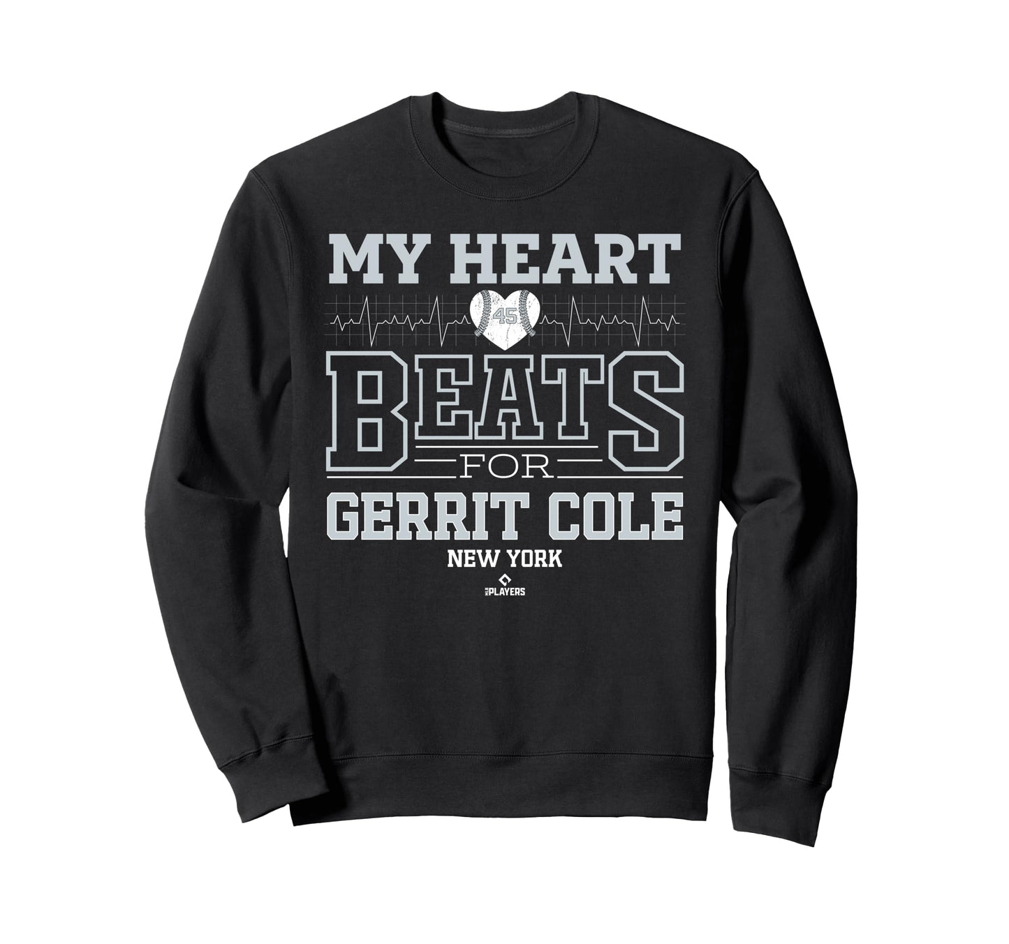 My Heart Beats Gerrit Cole New York Sweatshirt - Fun Novelty Design Unisex - T-Shirt, Sweatshirt, Hoodie