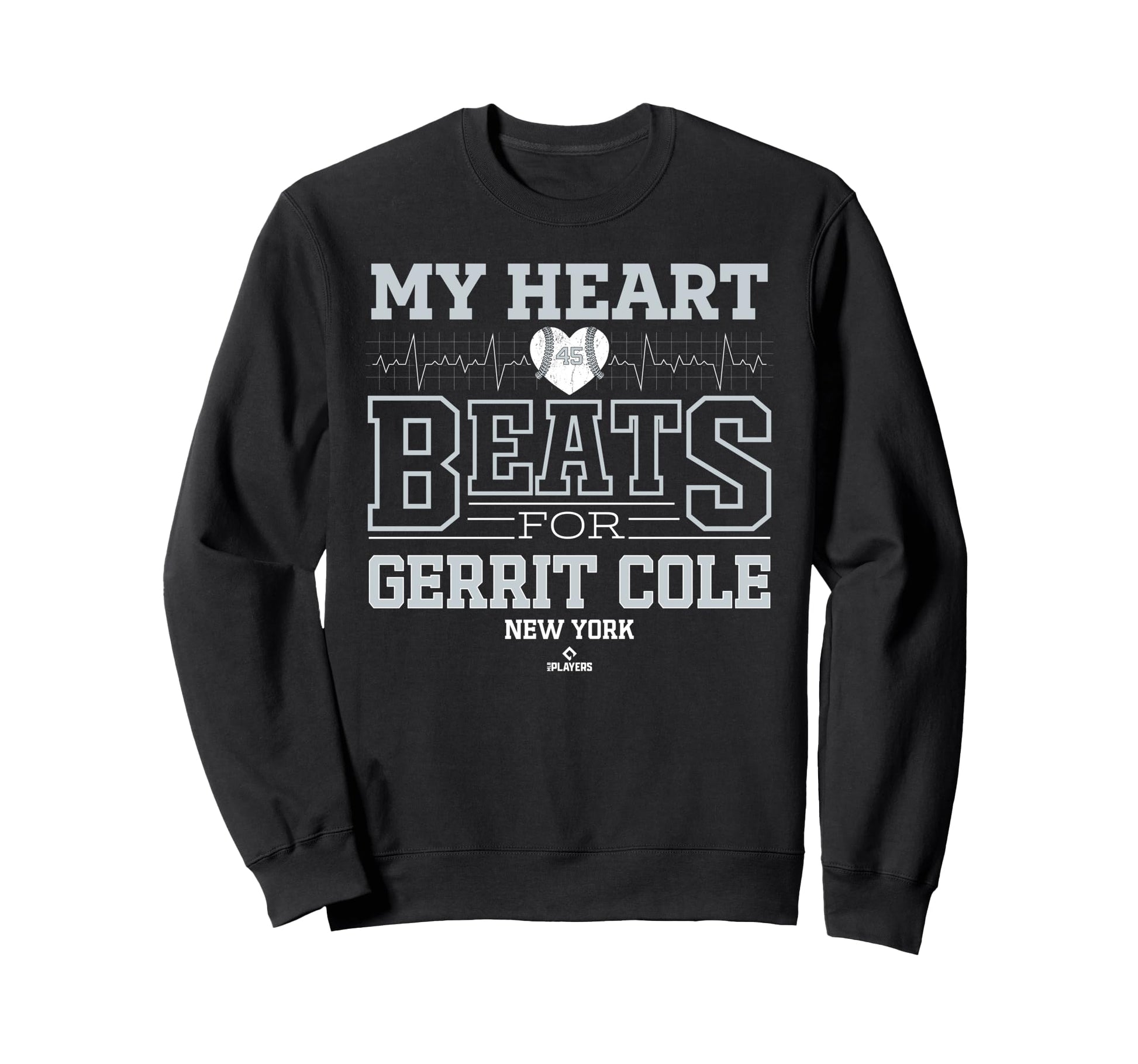 My Heart Beats Gerrit Cole New York Sweatshirt - Fun Novelty Design Unisex - T-Shirt, Sweatshirt, Hoodie