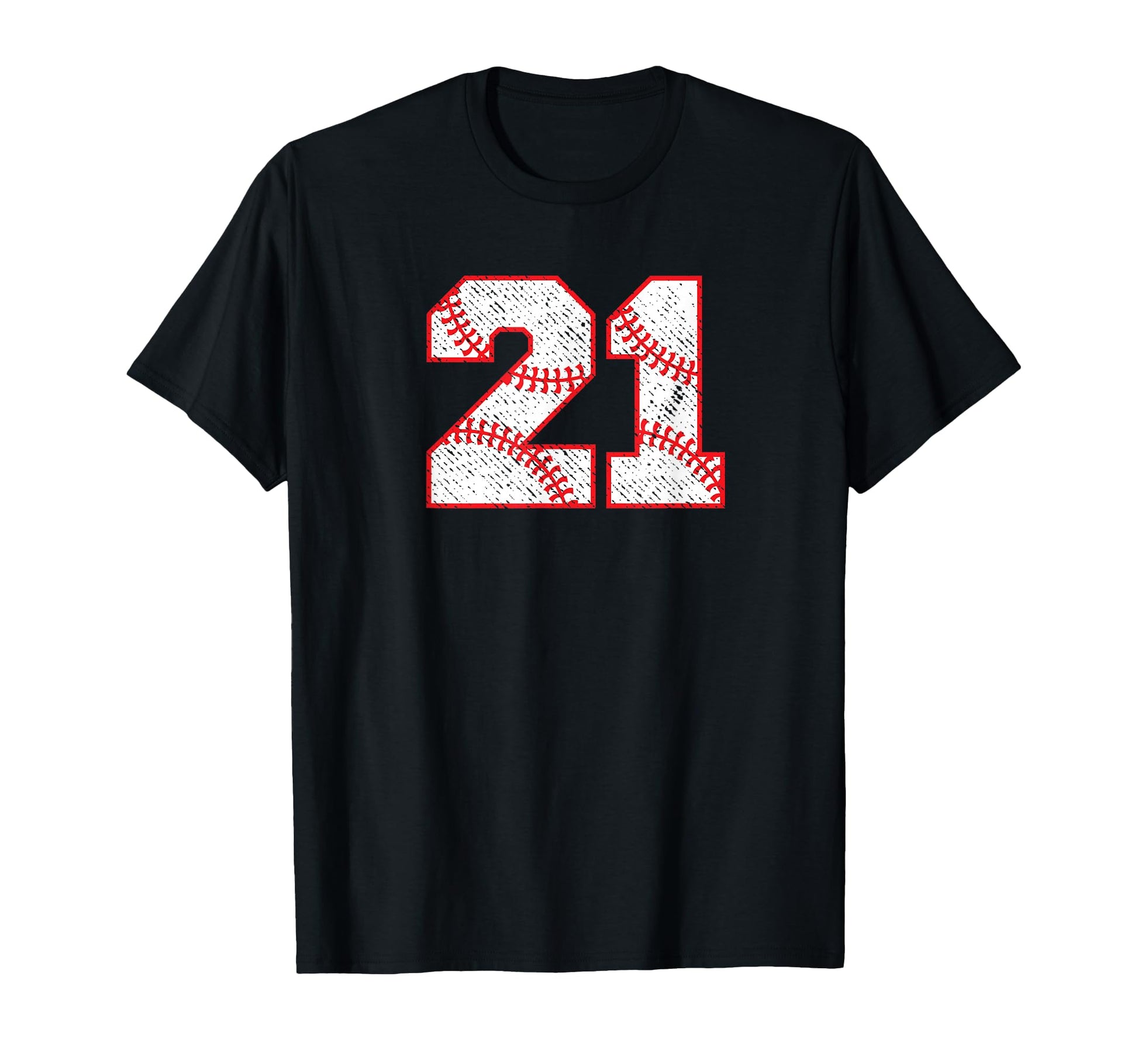 Baseball 21 Player Number 21 T-Shirt - Unique Graphic Men Women - T-Shirt, Sweatshirt, Hoodie