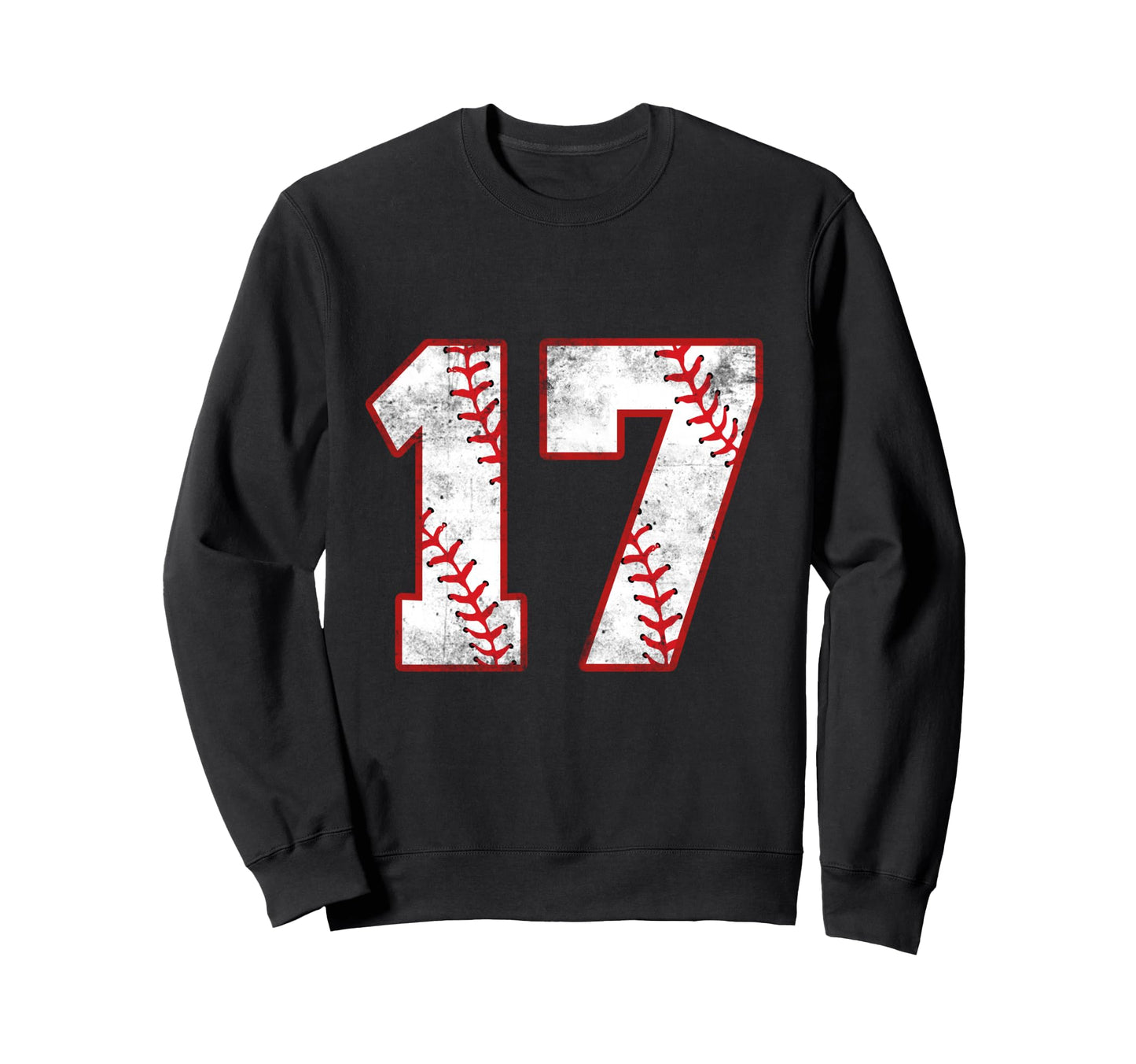 17 Year Old Baseball Player Sports Sweatshirt - Graphic Print for Adults - T-Shirt, Sweatshirt, Hoodie
