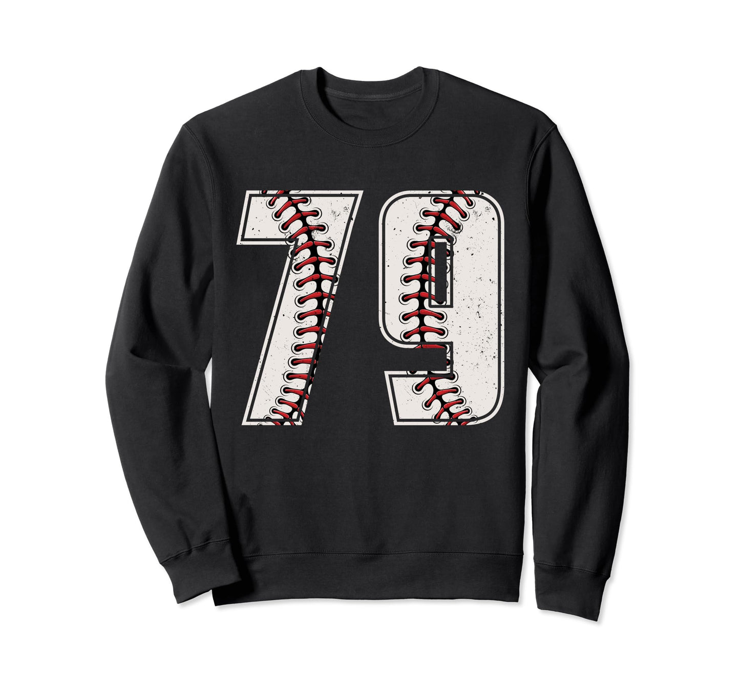 Baseball Player Number 79 Seventy Sweatshirt - Minimalist Print Unisex - T-Shirt, Sweatshirt, Hoodie