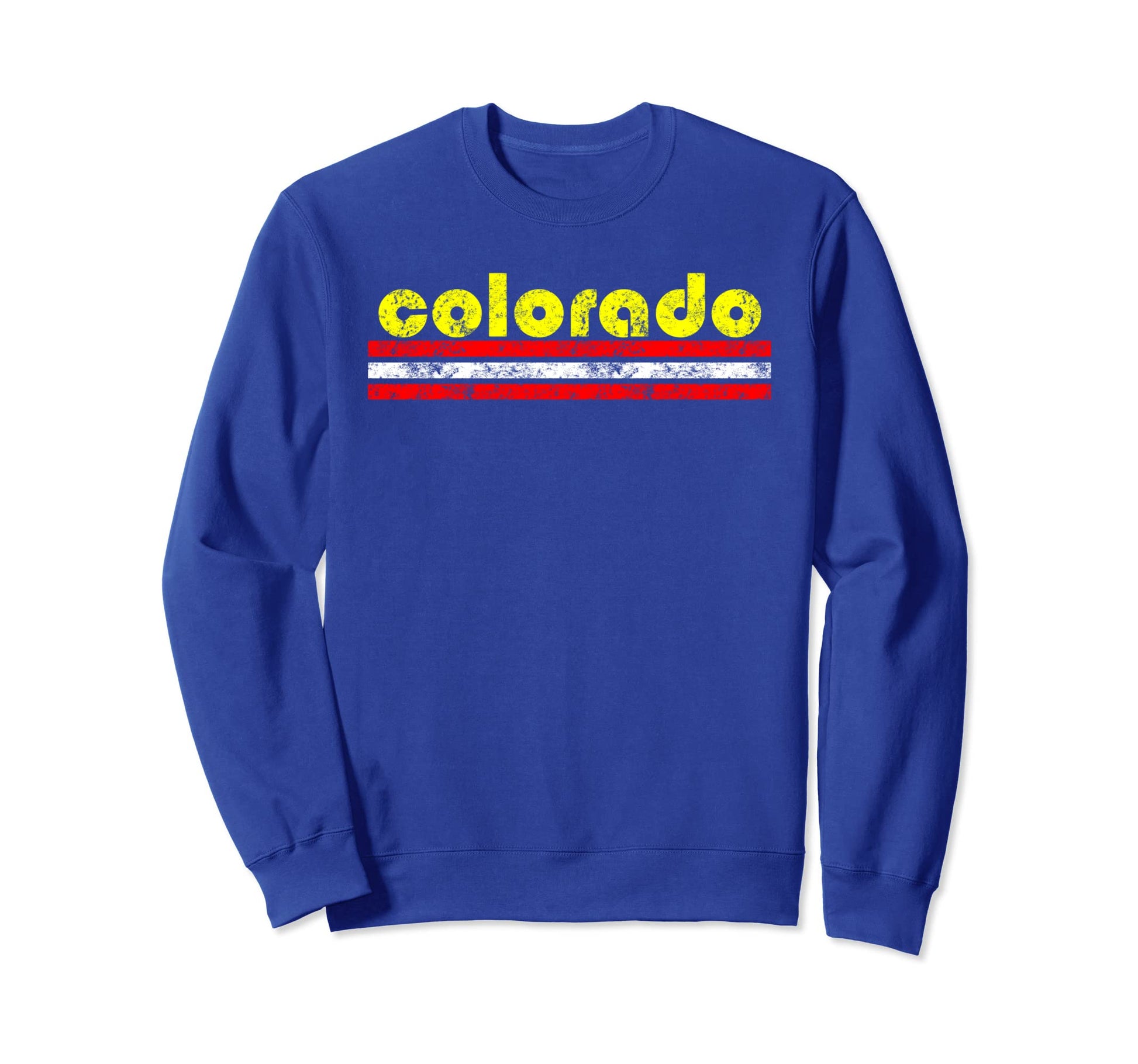 Colorado Weathered Stripe Sweatshirt - Aesthetic Graphic Men Women - T-Shirt, Sweatshirt, Hoodie