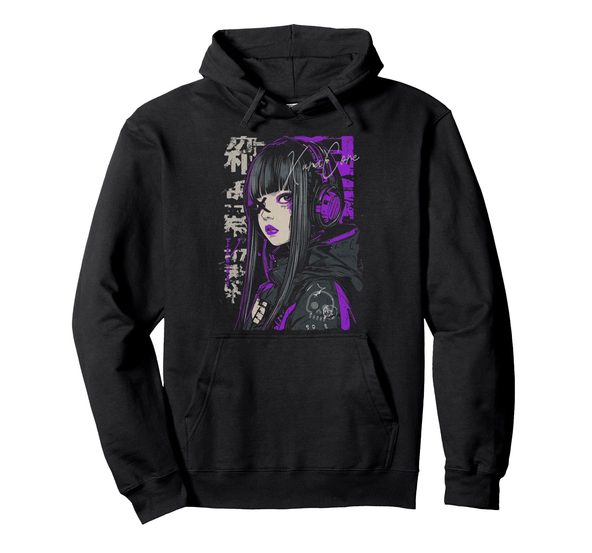 Japanese Streetwear Cyberpunk Y2K Hoodie - Trendy Graphic for Adults - T-Shirt, Sweatshirt, Hoodie