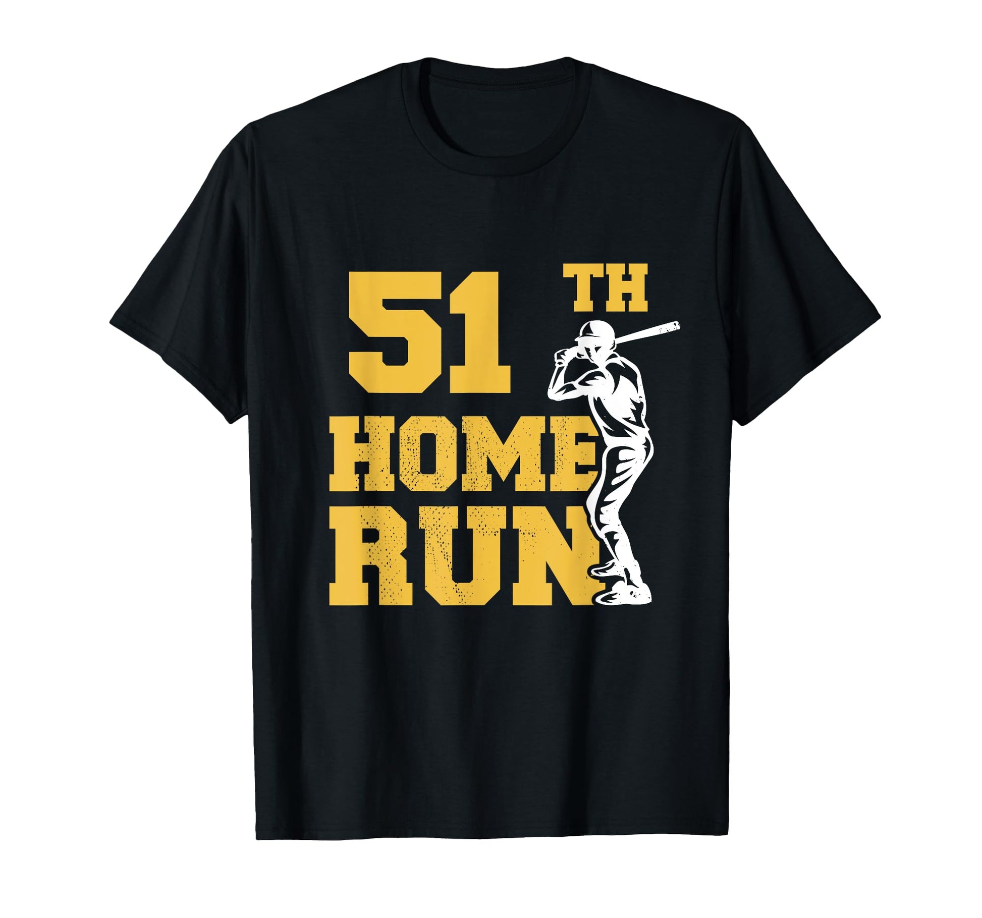 51Th Home Run Baseball Funny 51Th T-Shirt - Unique Graphic for Adults - T-Shirt, Sweatshirt, Hoodie