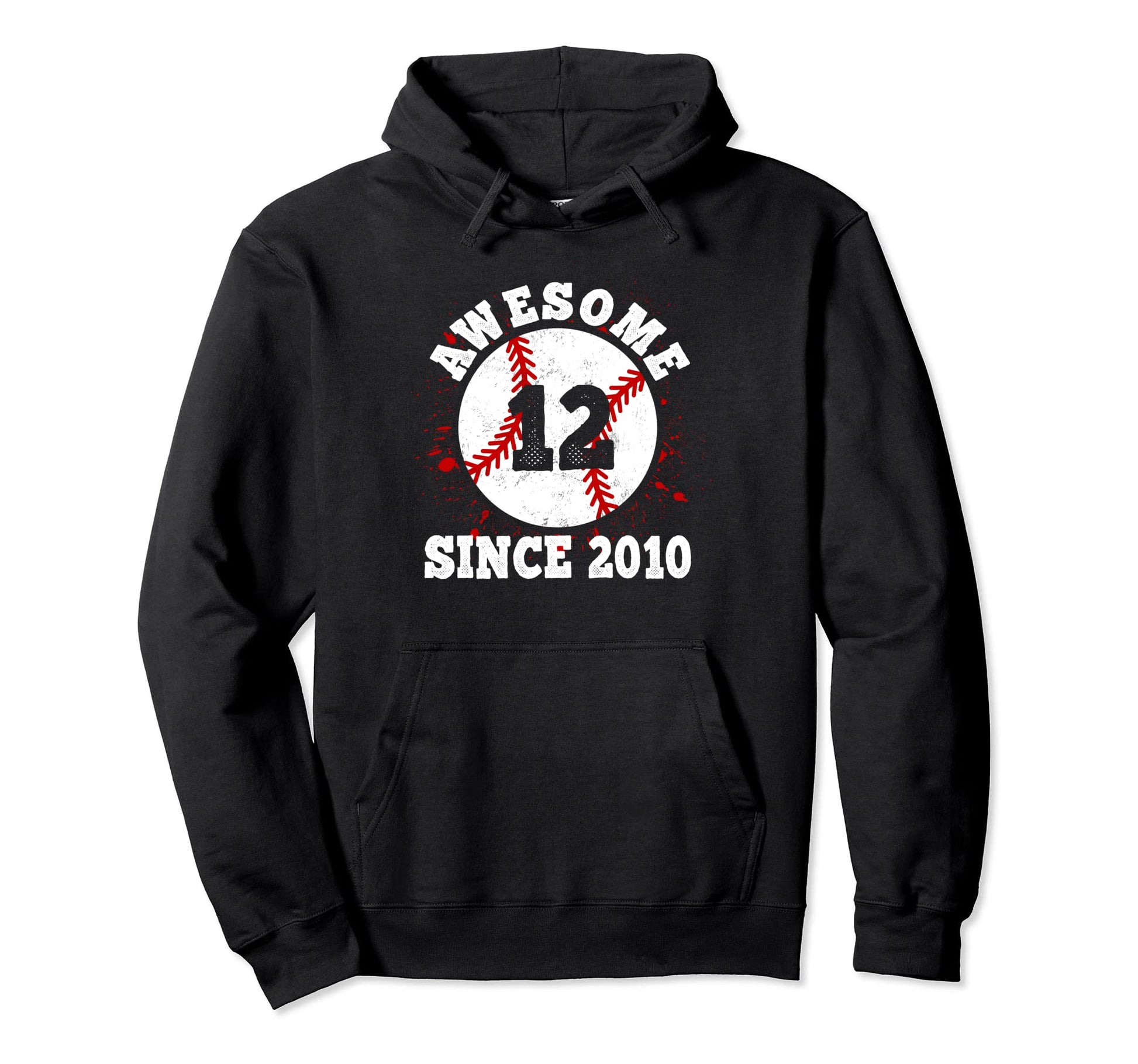 12Th Birthday Awesome Since 2010 Hoodie - Streetwear Style Men Women - T-Shirt, Sweatshirt, Hoodie
