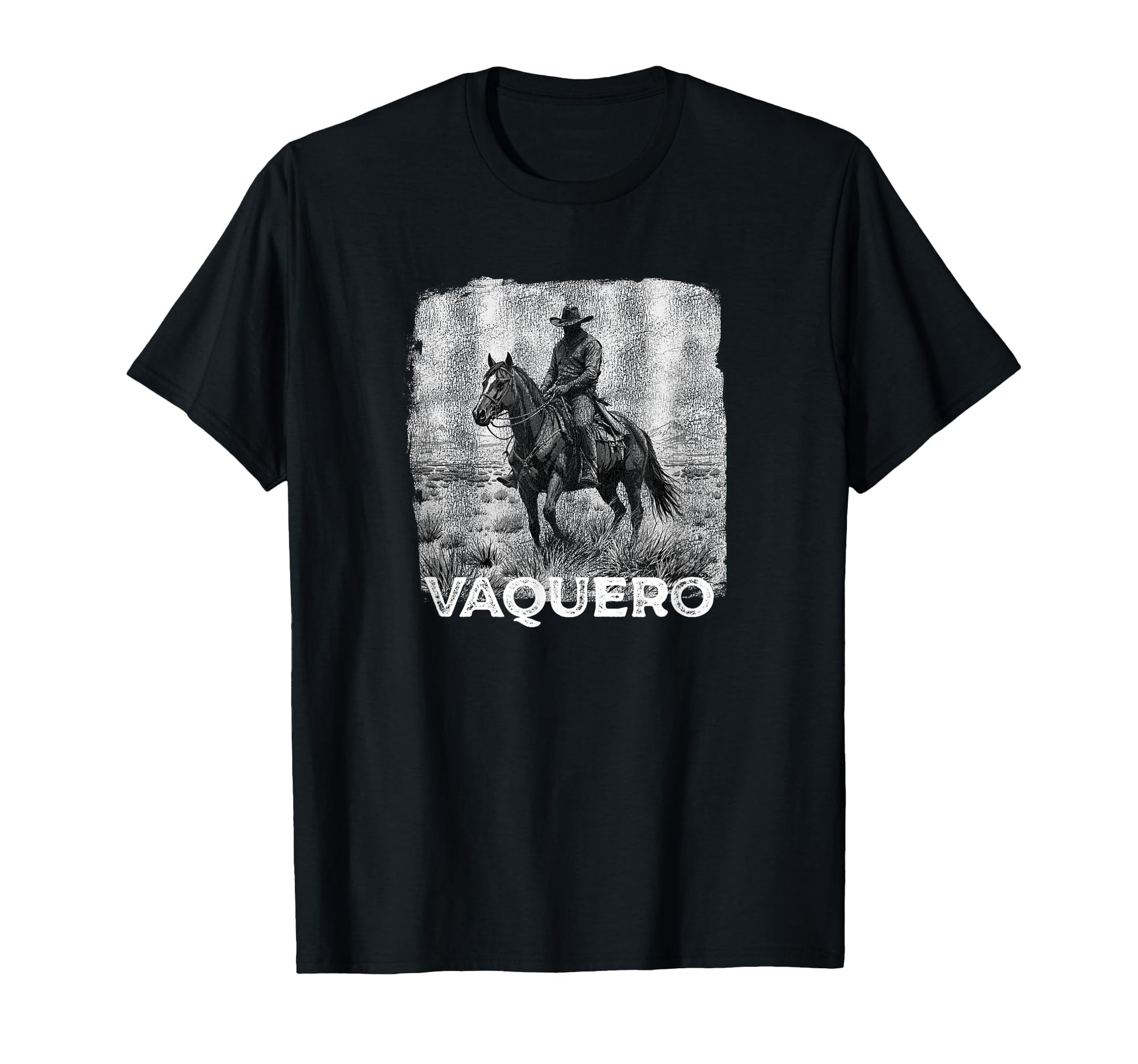 Vaquero Spanish Mexican Cowboy T-Shirt - Graphic Print for Adults - T-Shirt, Sweatshirt, Hoodie
