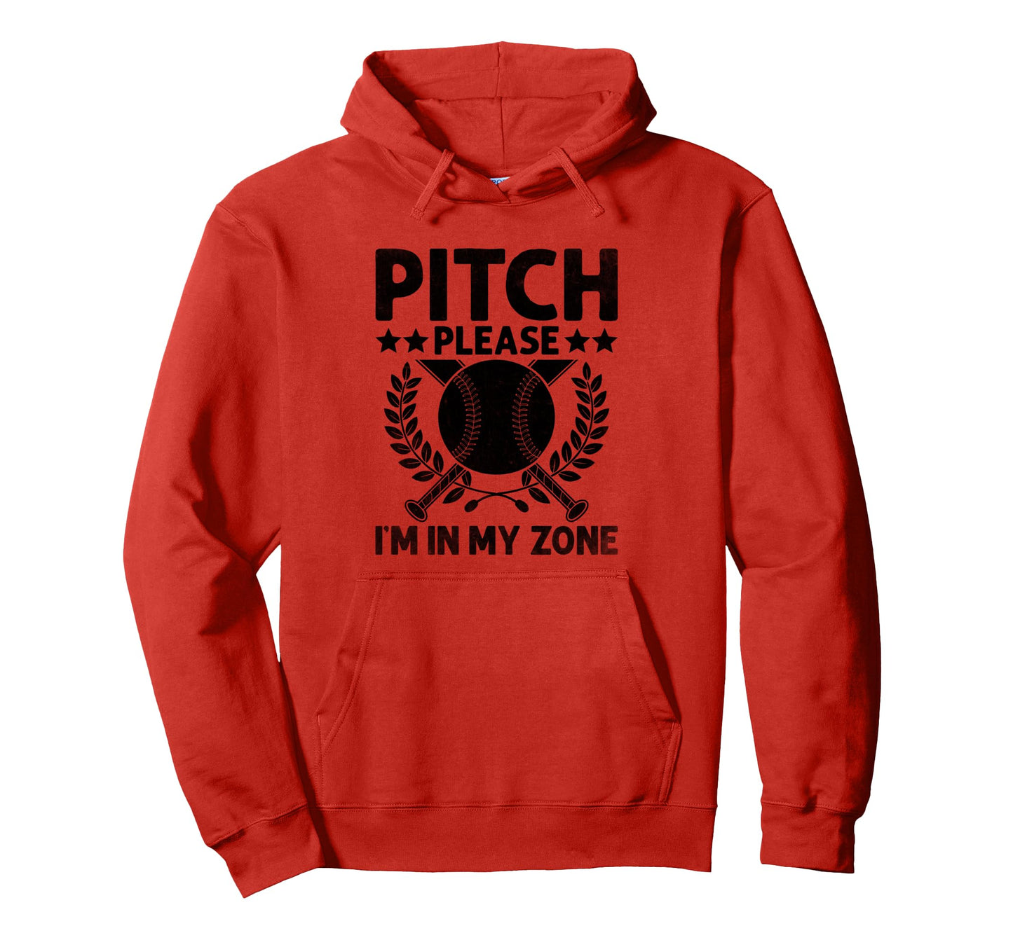 Pitch Please Im My Zone Catcher Hoodie - Minimalist Print for Adults - T-Shirt, Sweatshirt, Hoodie