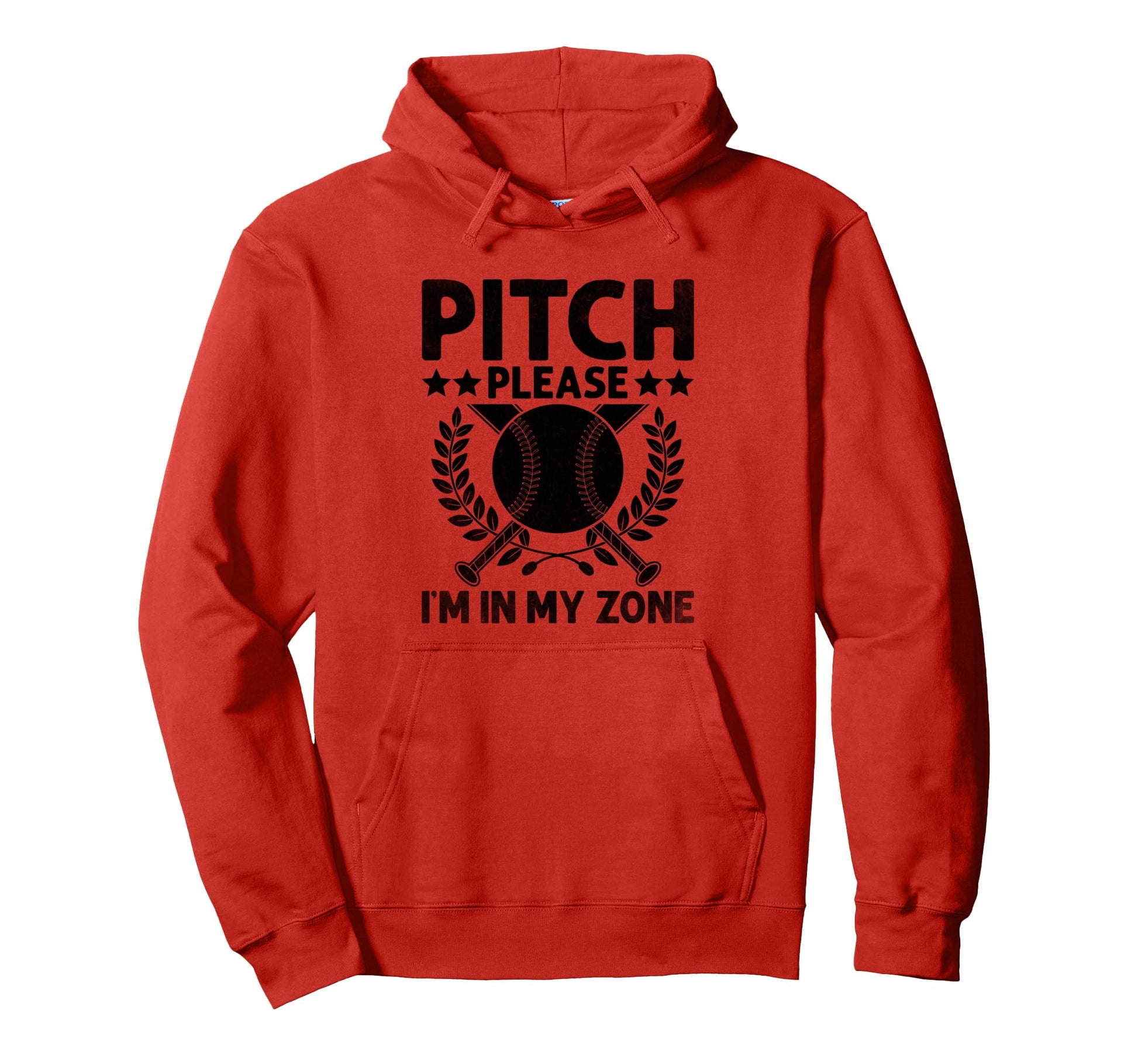 Pitch Please Im My Zone Catcher Hoodie - Minimalist Print for Adults - T-Shirt, Sweatshirt, Hoodie