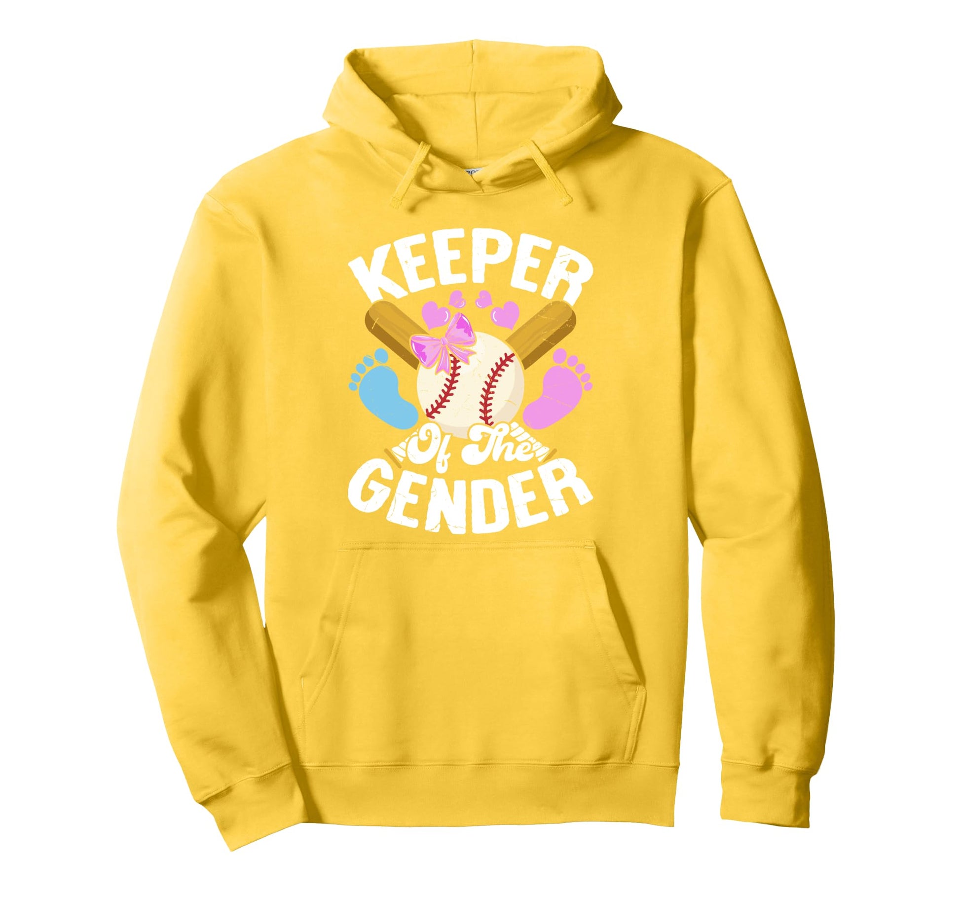 Keeper Gender Baseball Reveal Party Hoodie - Casual Everyday Wear Unisex - T-Shirt, Sweatshirt, Hoodie