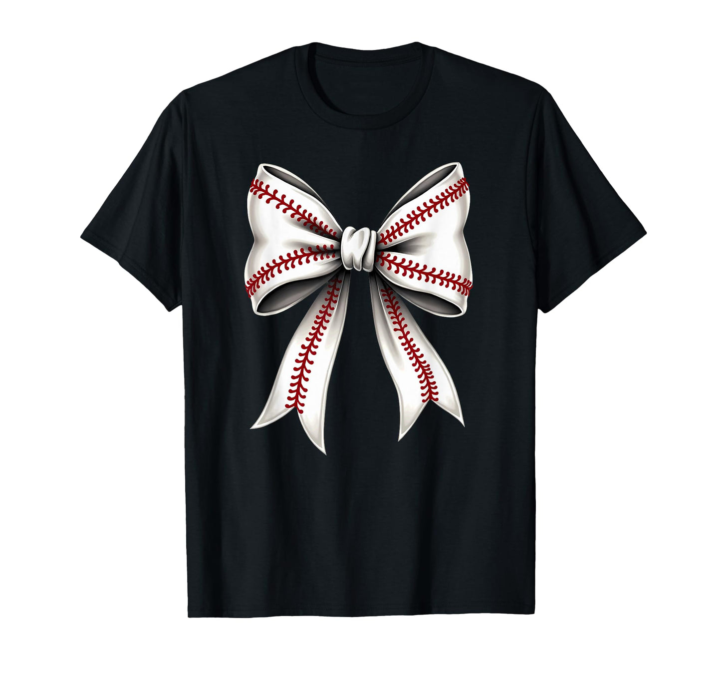 Baseball Coquette Bow Mommy T-Shirt - Minimalist Print Unisex - T-Shirt, Sweatshirt, Hoodie