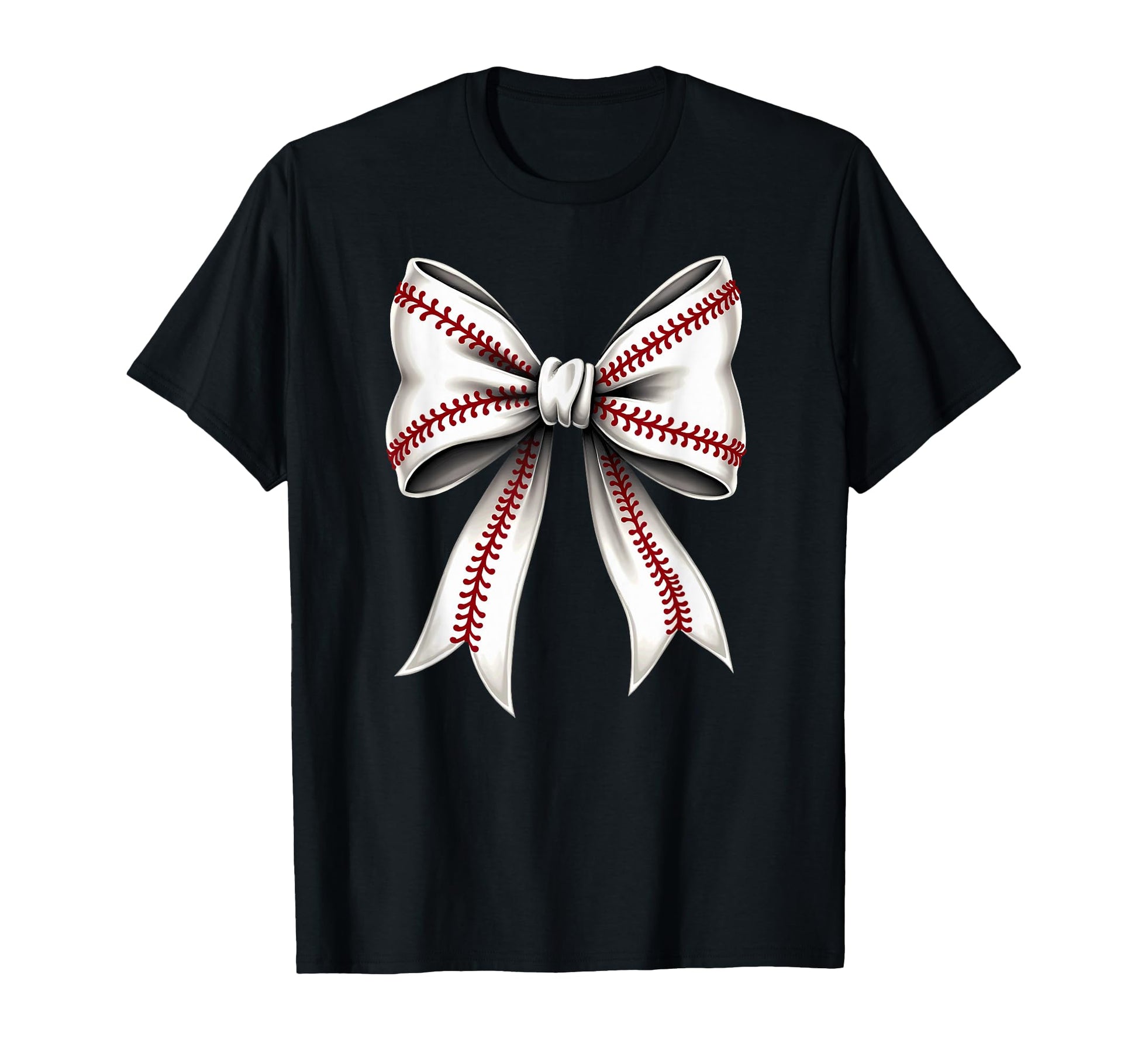 Baseball Coquette Bow Mommy T-Shirt - Minimalist Print Unisex - T-Shirt, Sweatshirt, Hoodie