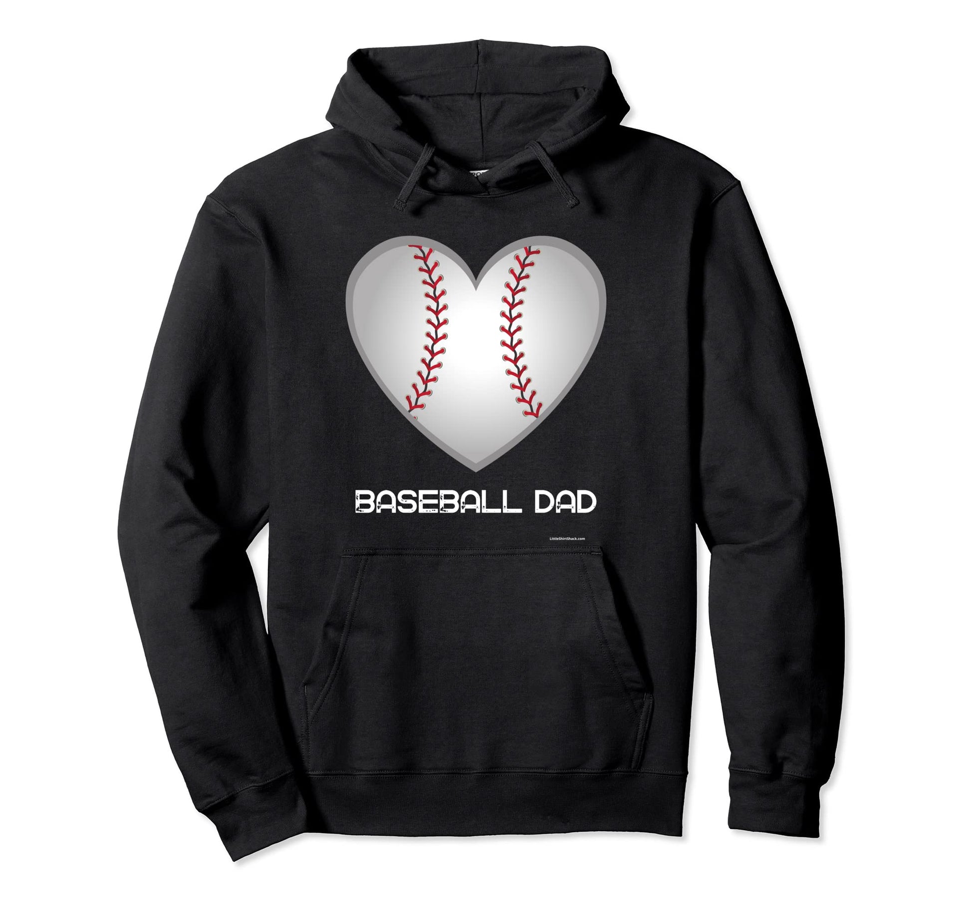 Baseball Dad Heart Base Ball Homerun Bat Hoodie - Novelty Apparel Unisex - T-Shirt, Sweatshirt, Hoodie
