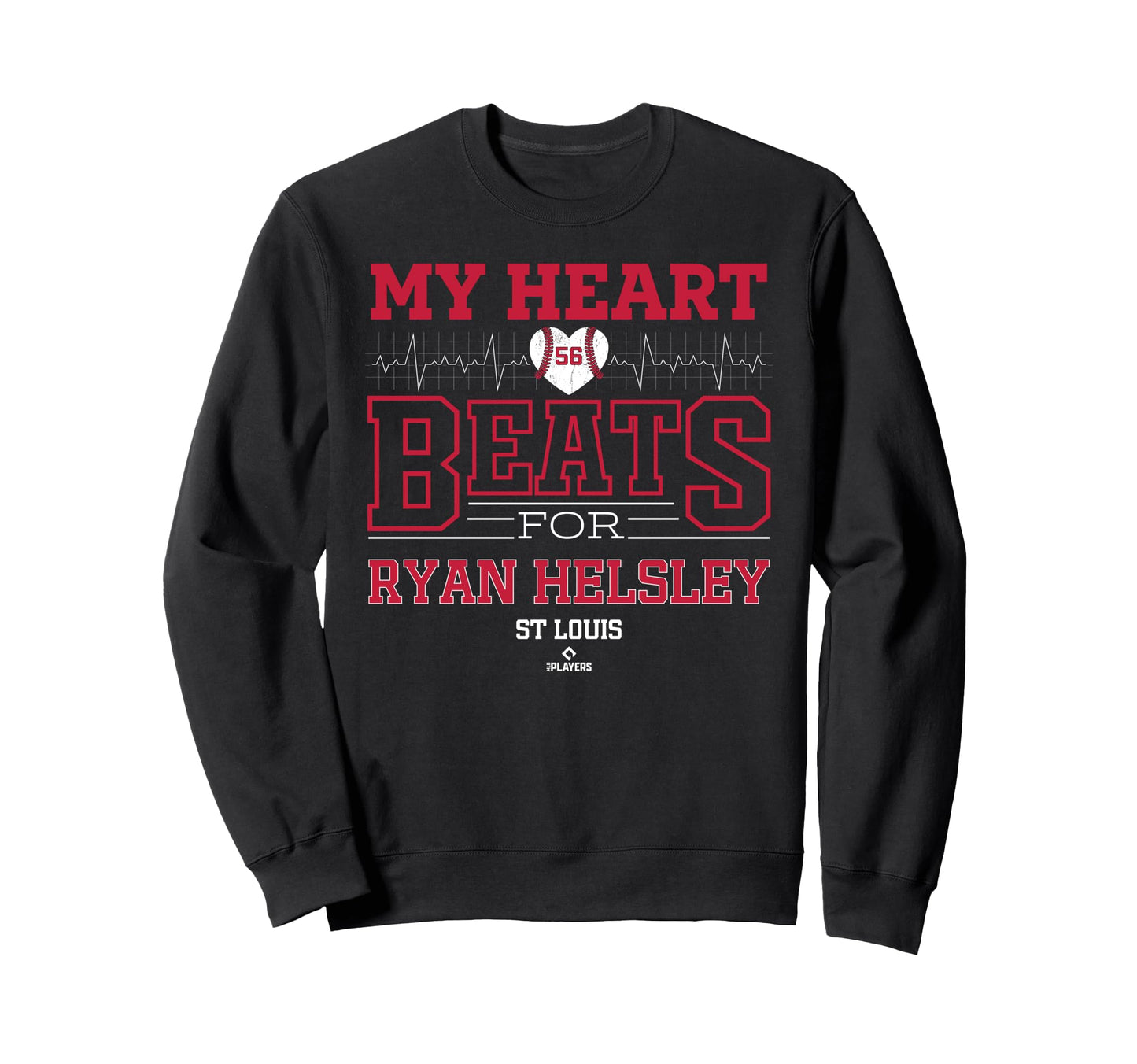 My Heart Beats Ryan Helsley St Louis Sweatshirt - Graphic Print Unisex - T-Shirt, Sweatshirt, Hoodie