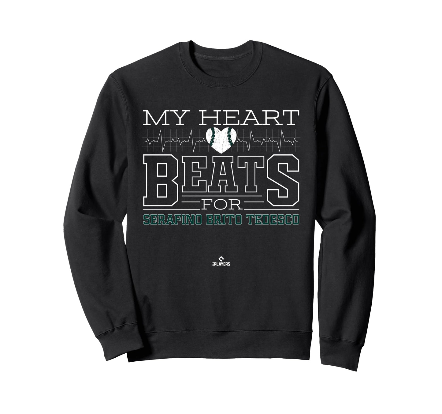 My Heart Beats Serafino Brito Sweatshirt - Minimalist Print Men Women - T-Shirt, Sweatshirt, Hoodie