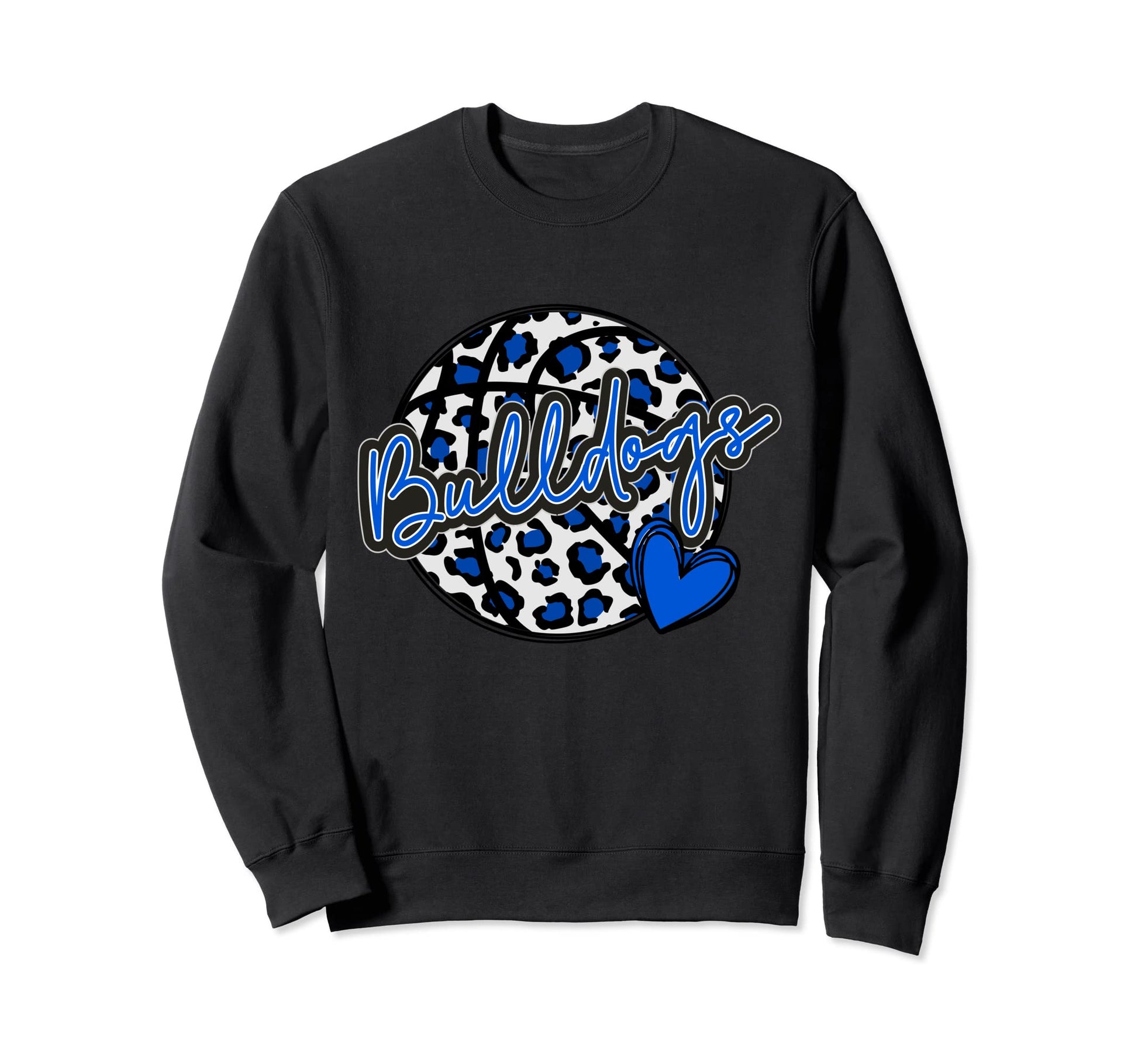 Leopard Cheetah Basketball Bulldogs Sweatshirt - Unique Graphic for Adults - T-Shirt, Sweatshirt, Hoodie