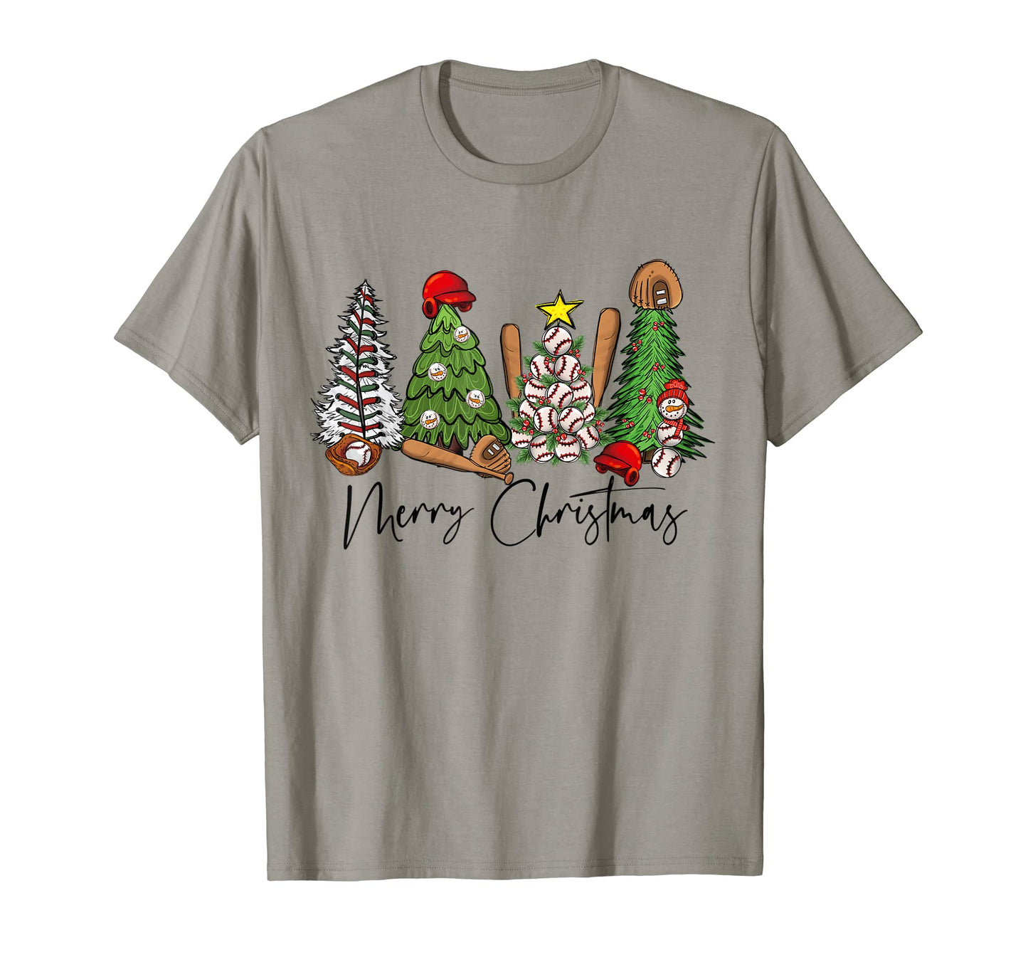 Merry Trees Baseball Leopard Buffalo T-Shirt - Unique Graphic for Adults - T-Shirt, Sweatshirt, Hoodie