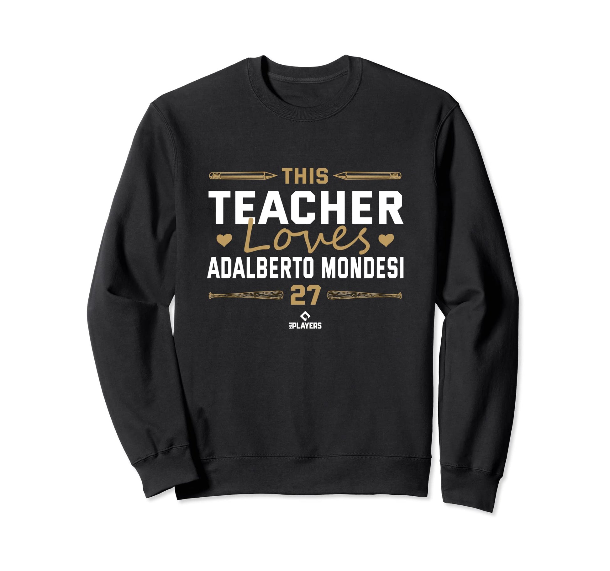 This Teacher Loves Adalberto Mondesi Sweatshirt - Minimalist Print Unisex - T-Shirt, Sweatshirt, Hoodie