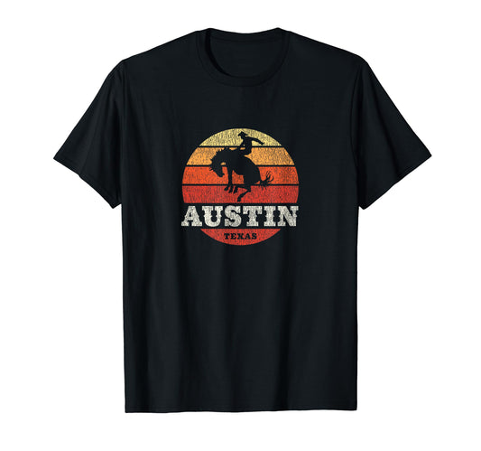 Austin Tx Country Western T-Shirt - Minimalist Print Unisex - T-Shirt, Sweatshirt, Hoodie