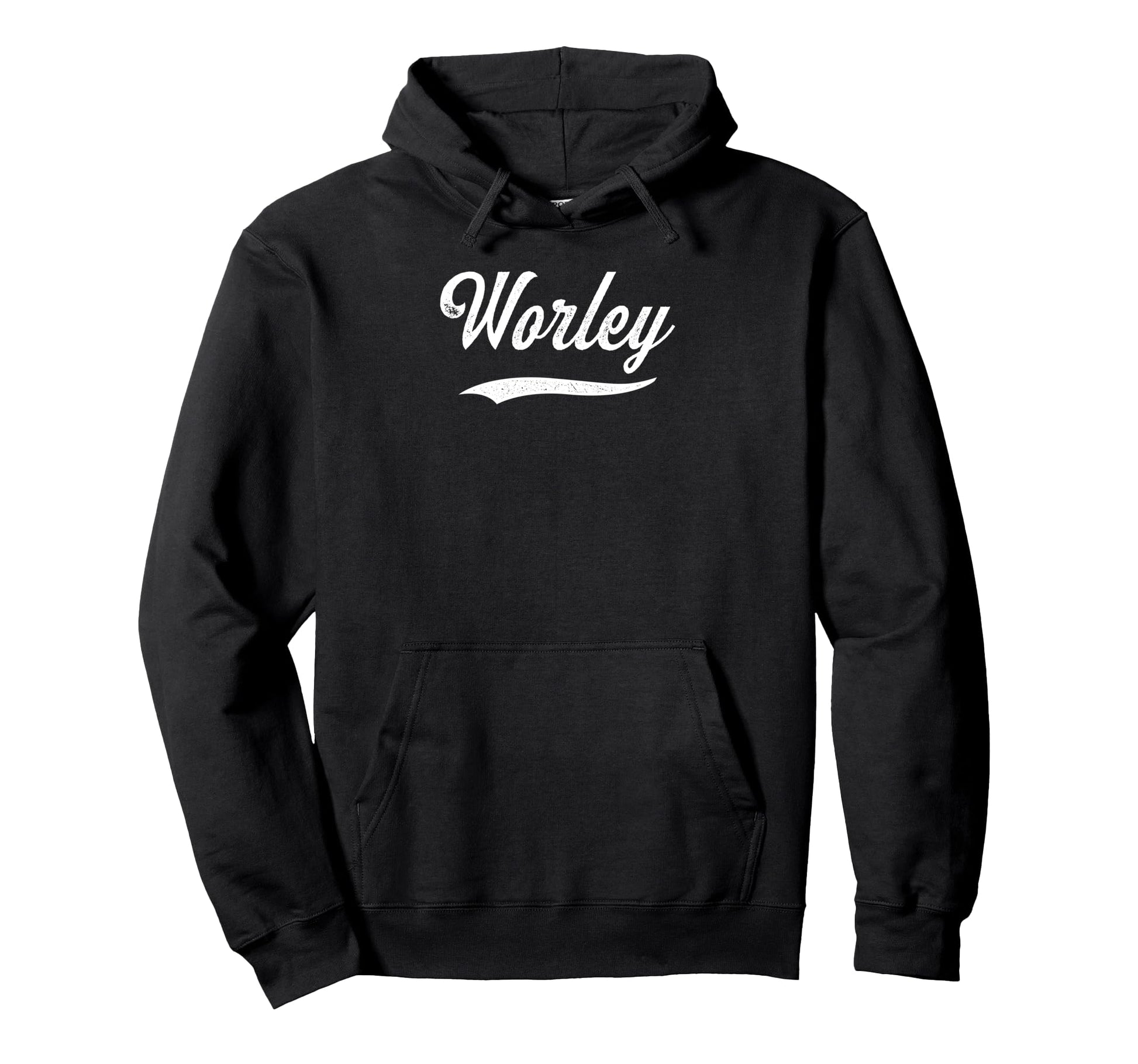 Distressed Script Christian Worley Hoodie - Custom Art Print for Adults - T-Shirt, Sweatshirt, Hoodie