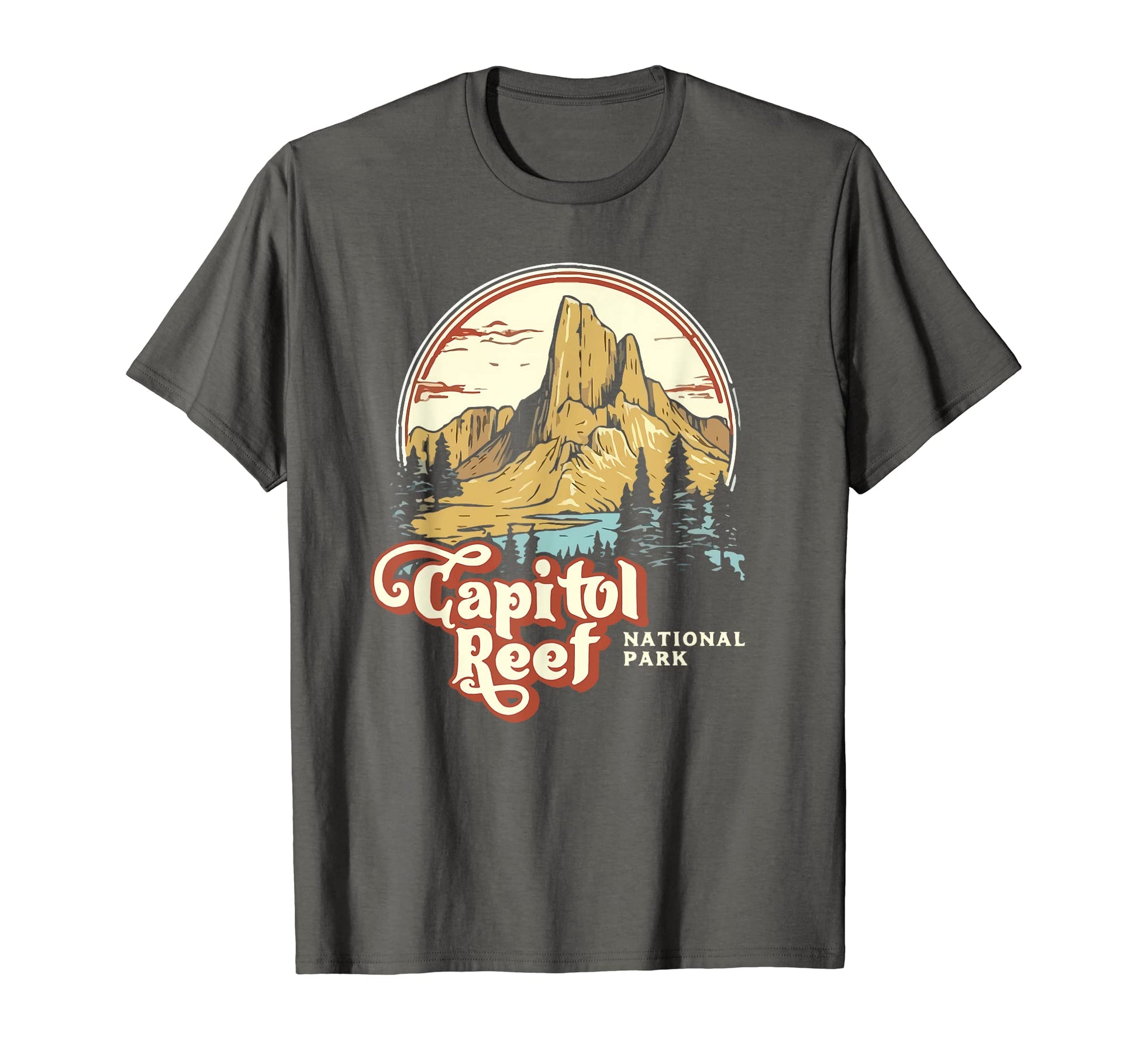 Capitol Reef National Park 70S T-Shirt - Graphic Print for Adults - T-Shirt, Sweatshirt, Hoodie