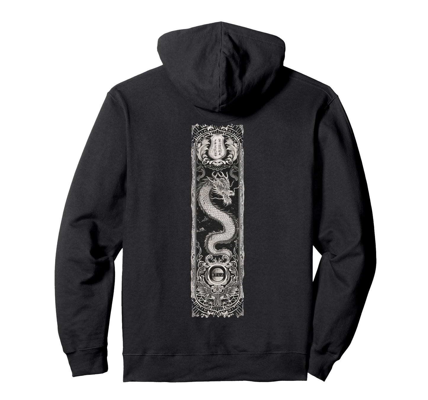 Aesthetic Back Dragon Y2K Streetwear Hoodie - Aesthetic Graphic Men Women - T-Shirt, Sweatshirt, Hoodie