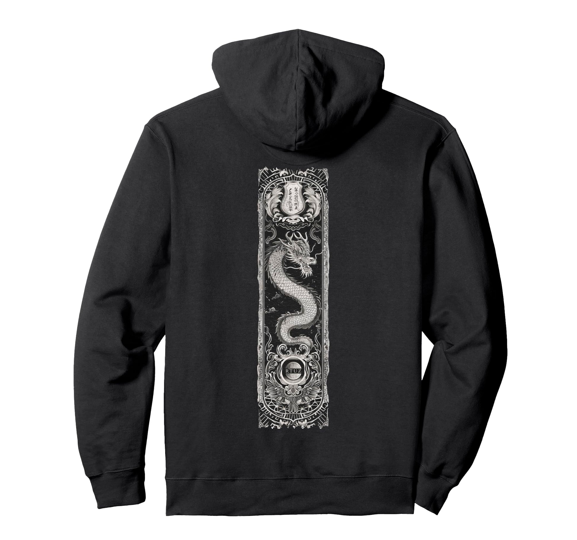 Aesthetic Back Dragon Y2K Streetwear Hoodie - Aesthetic Graphic Men Women - T-Shirt, Sweatshirt, Hoodie