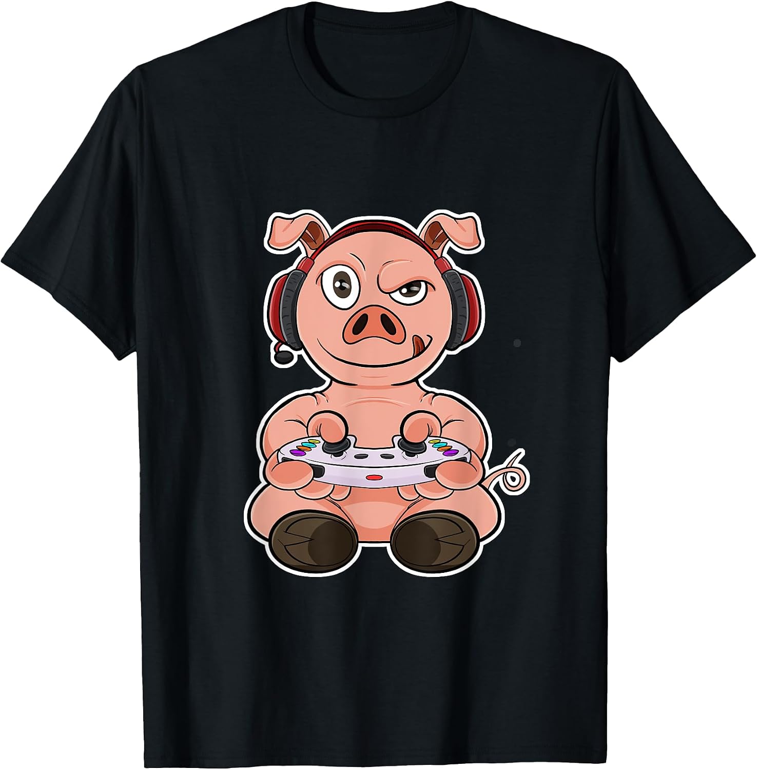 Pig Lover Gifts Gamer Merch Gaming - Adult & Kids T-Shirts, Sweatshirts & Hoodies apparel design preview 1