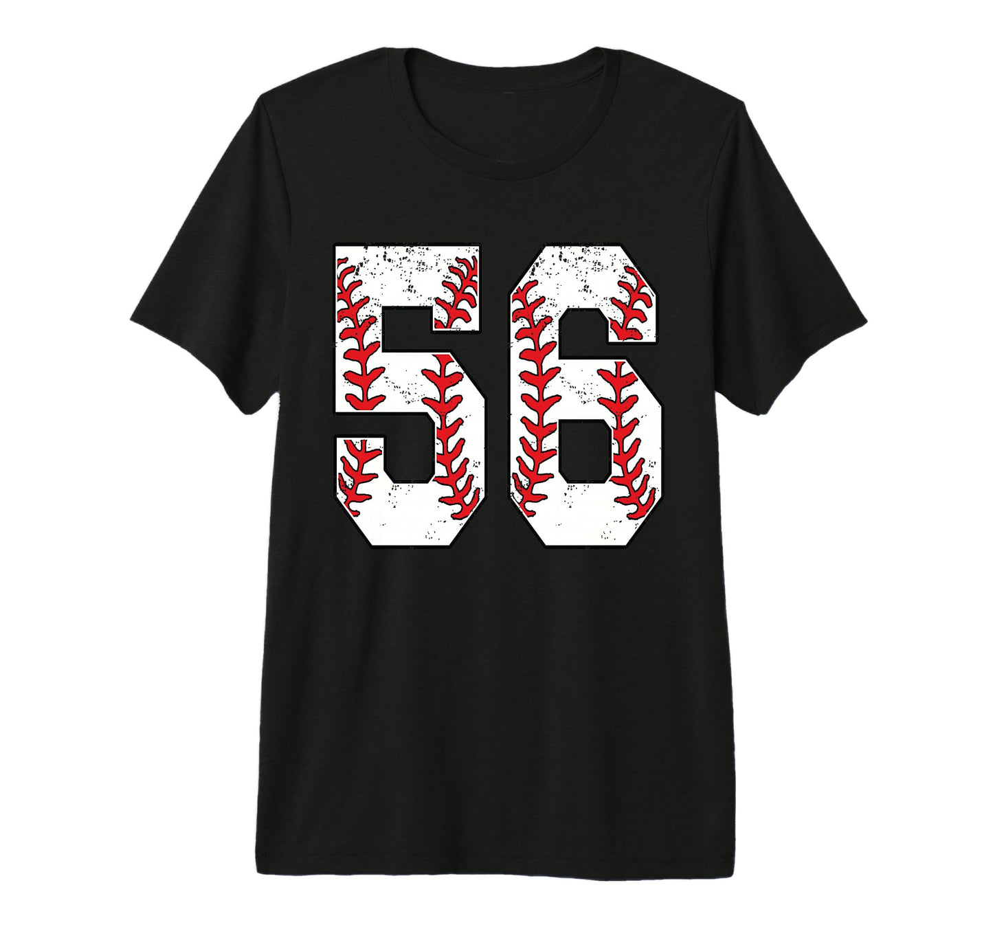 Number 56 Baseball 56 Jersey Number T-Shirt - Streetwear Style Unisex - T-Shirt, Sweatshirt, Hoodie