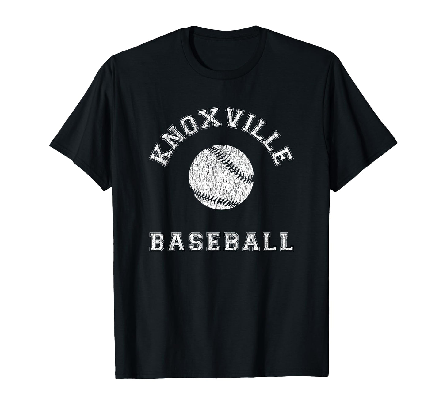 Knoxville Baseball Distressed T-Shirt - Casual Everyday Wear for Adults - T-Shirt, Sweatshirt, Hoodie
