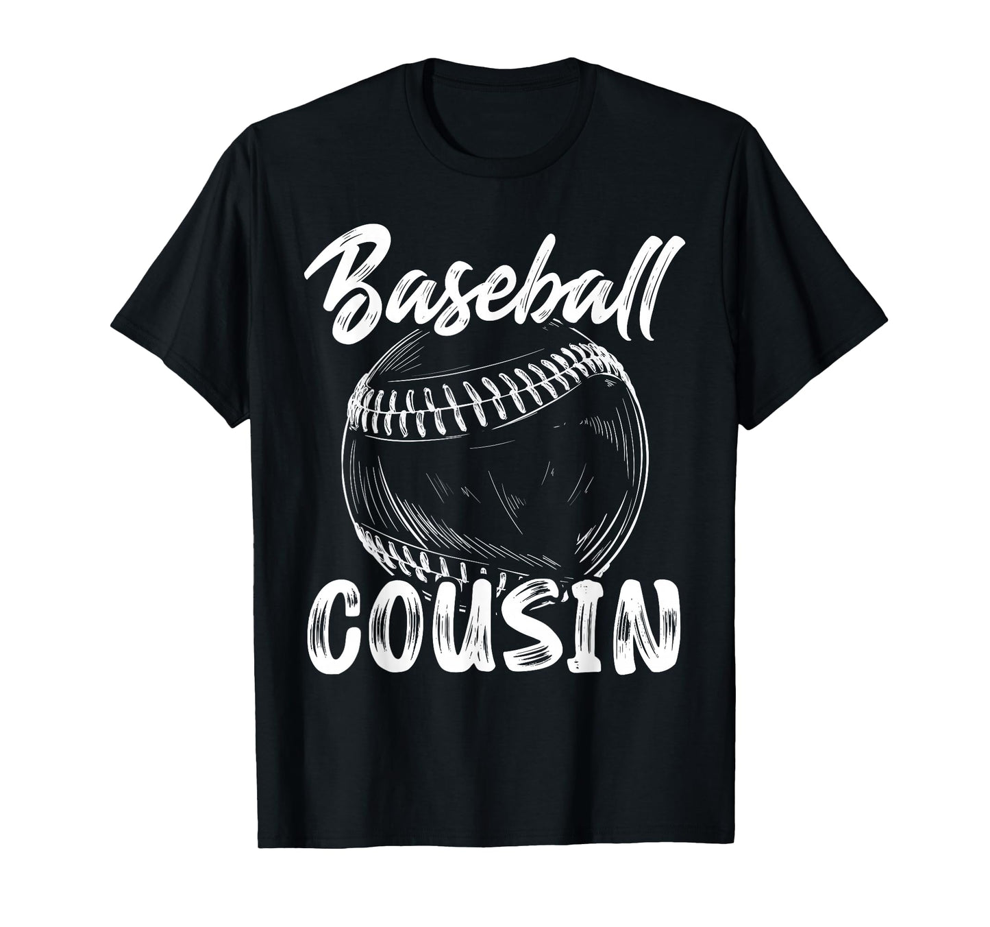 Baseball Cousin Him Family Matching T-Shirt - Novelty Apparel for Adults - T-Shirt, Sweatshirt, Hoodie