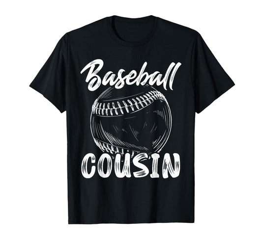 Baseball Cousin Him Family Matching T-Shirt - Novelty Apparel for Adults - T-Shirt, Sweatshirt, Hoodie