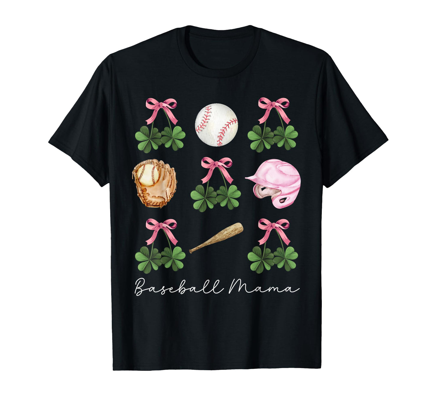 St Patricks Day Baseball Coquette T-Shirt - Unique Graphic Men Women - T-Shirt, Sweatshirt, Hoodie