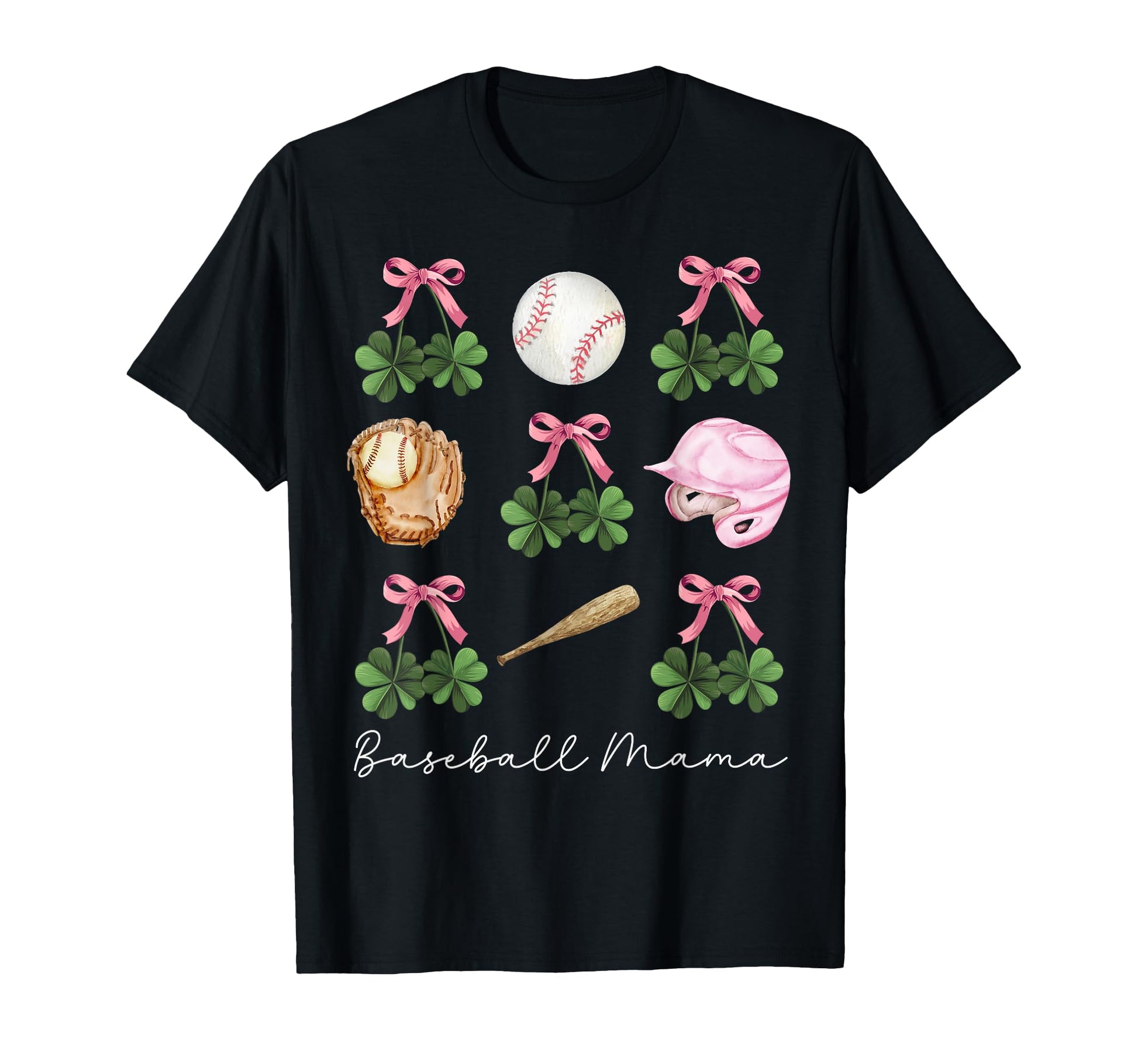 St Patricks Day Baseball Coquette T-Shirt - Unique Graphic Men Women - T-Shirt, Sweatshirt, Hoodie