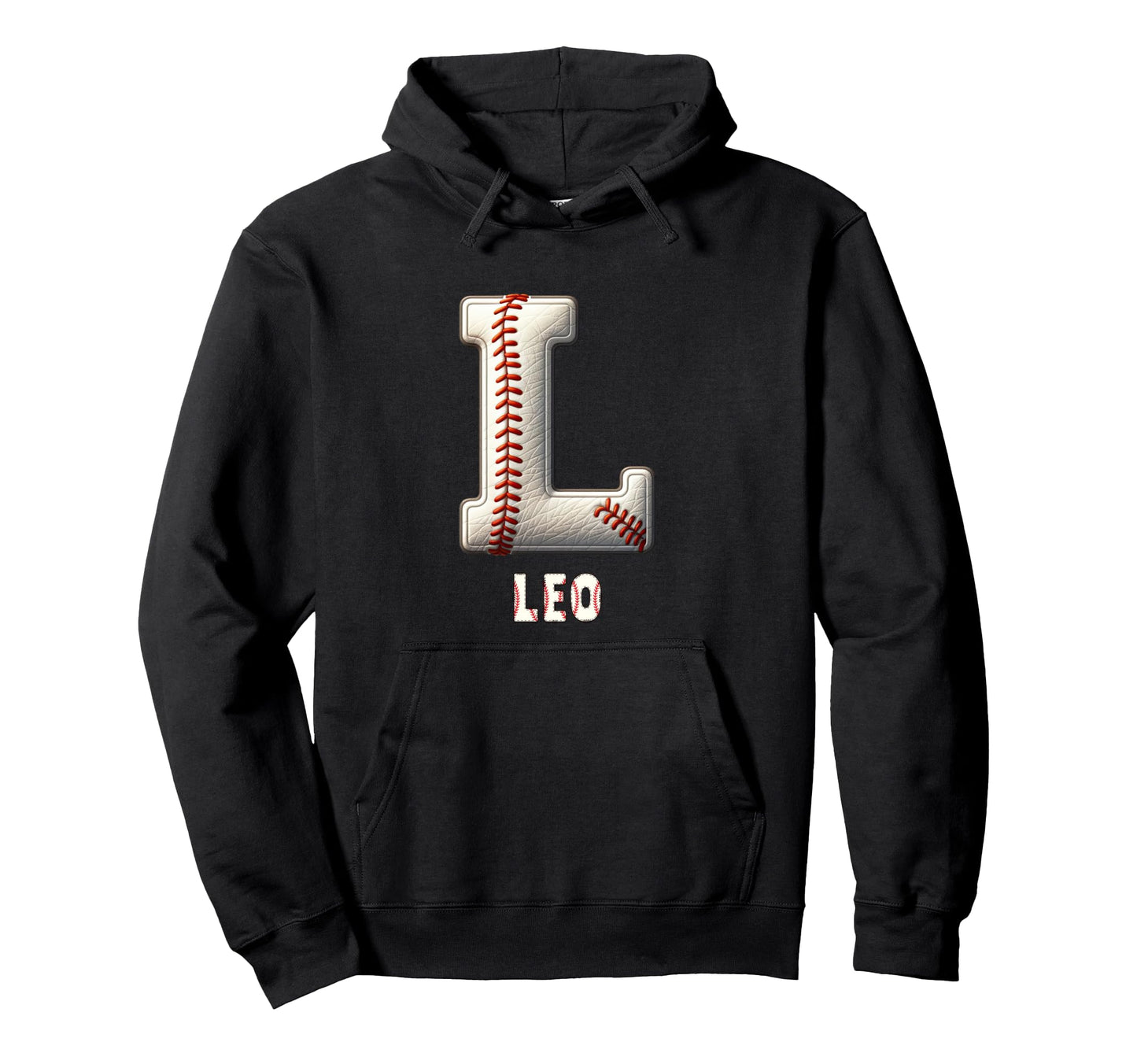 Baseball Home Run Nils Initial Hoodie - Casual Everyday Wear for Adults - T-Shirt, Sweatshirt, Hoodie