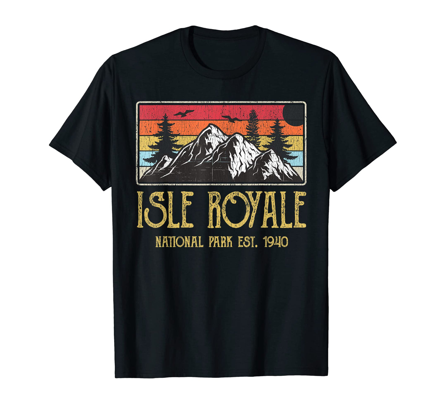 Isle Royale National Park Mountains T-Shirt - Unique Graphic Unisex - T-Shirt, Sweatshirt, Hoodie