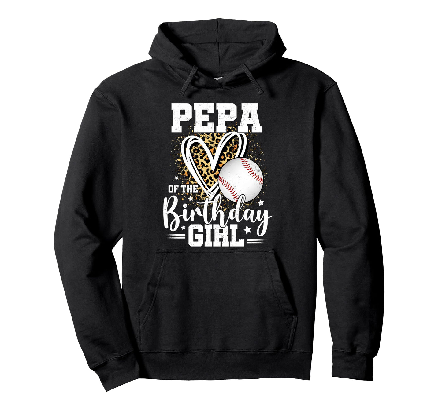 Pepa Birthday Baseball Pepa Leopard Hoodie - Unique Graphic for Adults - T-Shirt, Sweatshirt, Hoodie