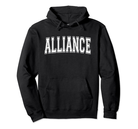 Alliance Oh Ohio Usa Sports Hoodie - Casual Everyday Wear for Adults - T-Shirt, Sweatshirt, Hoodie