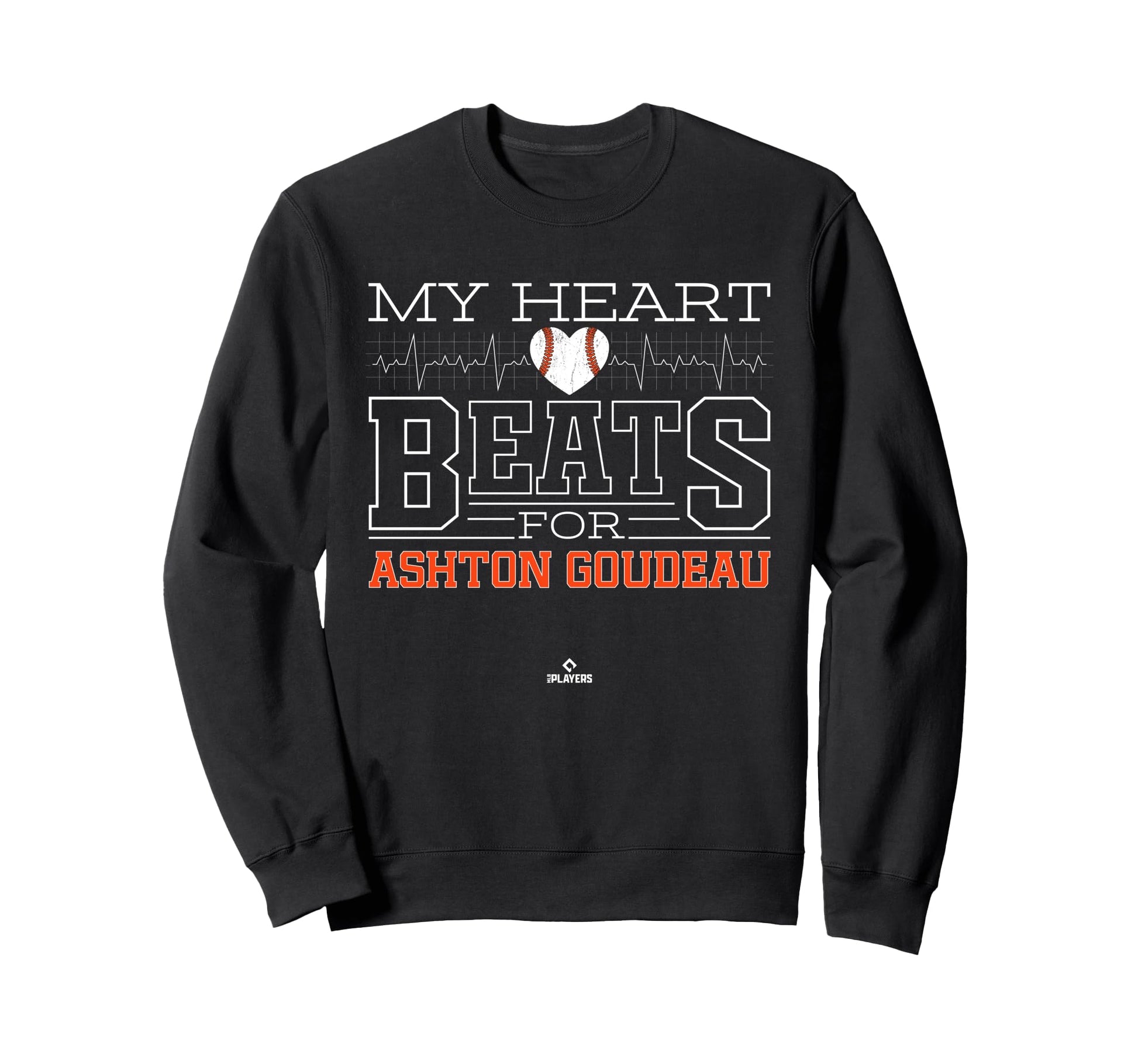 My Heart Beats Ashton Goudeau Sweatshirt - Unique Graphic for Adults - T-Shirt, Sweatshirt, Hoodie