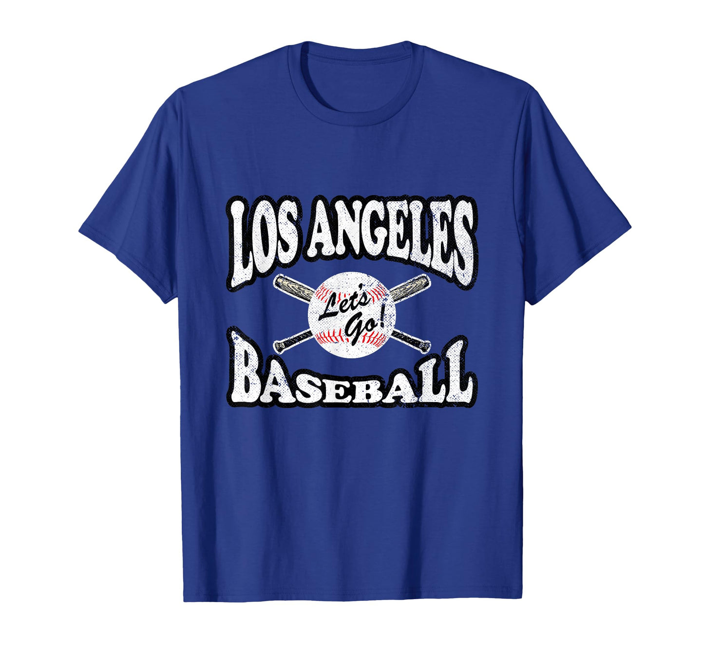 Los Angeles Baseball Distressed T-Shirt - Streetwear Style Men Women - T-Shirt, Sweatshirt, Hoodie