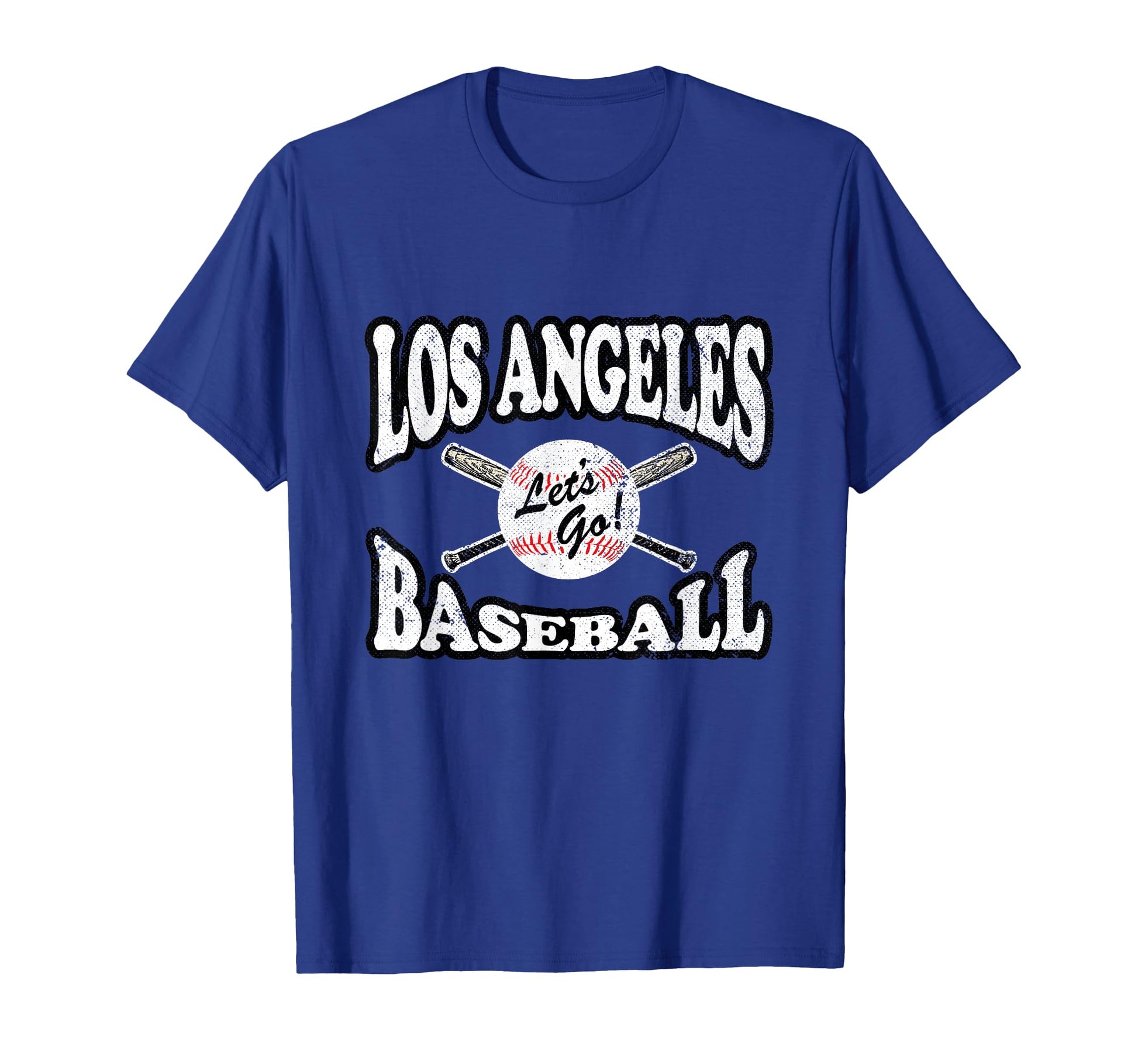 Los Angeles Baseball Distressed T-Shirt - Streetwear Style Men Women - T-Shirt, Sweatshirt, Hoodie