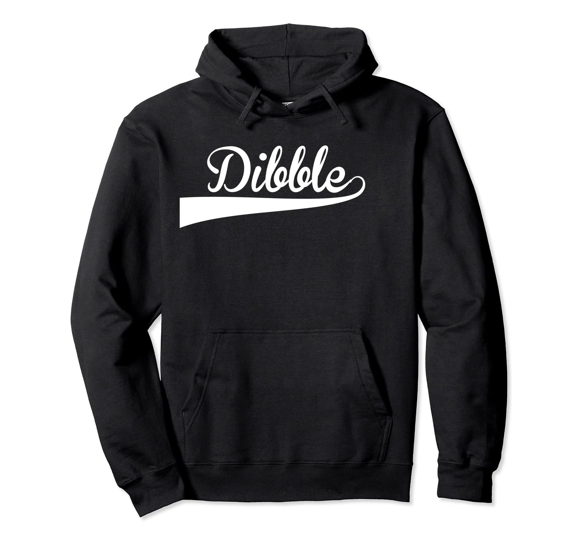 Dibble Baseball Font Hoodie - Fun Novelty Design Men Women - T-Shirt, Sweatshirt, Hoodie