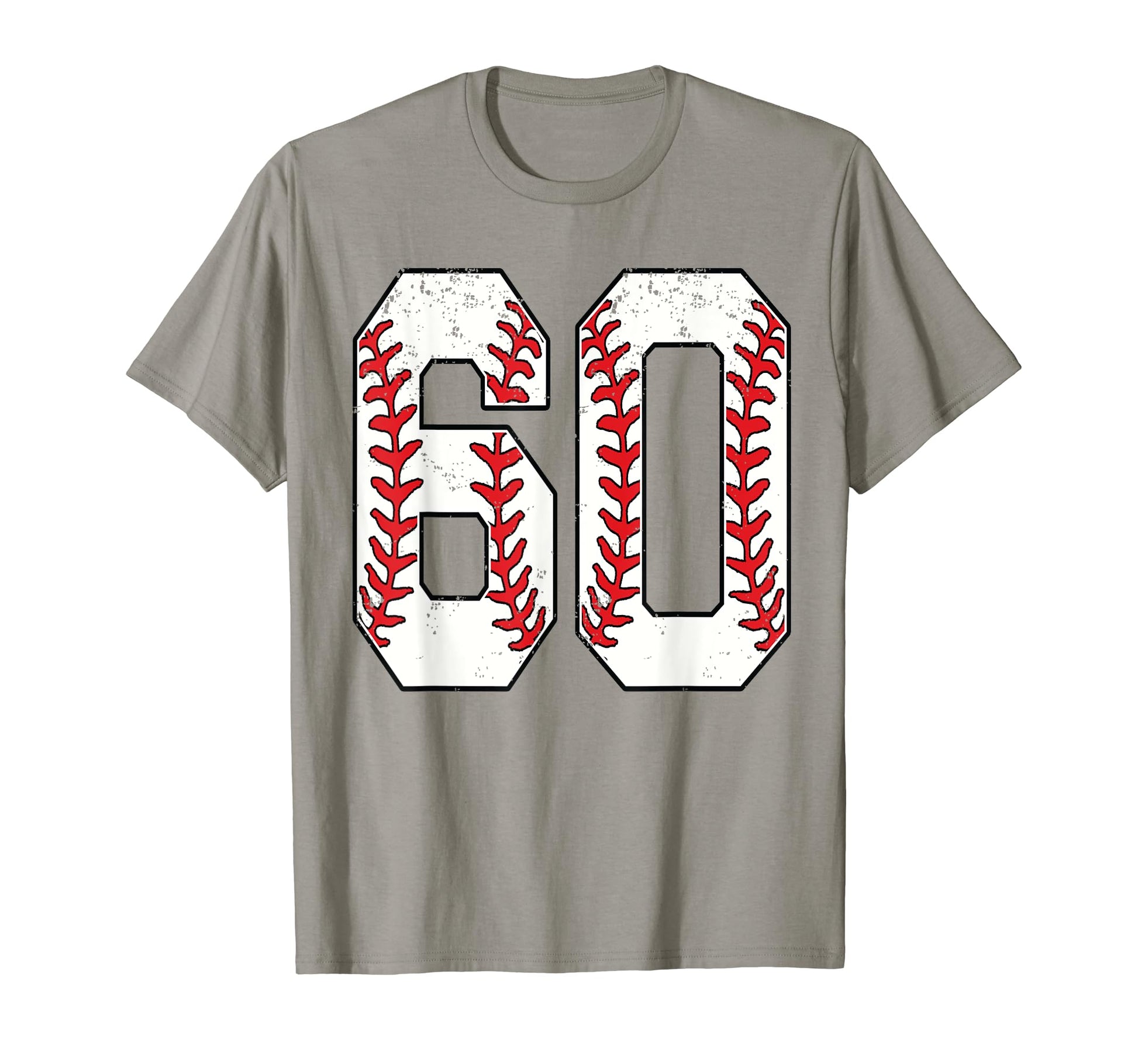 Number 60 Baseball 60 Jersey Number T-Shirt - Minimalist Print Unisex - T-Shirt, Sweatshirt, Hoodie
