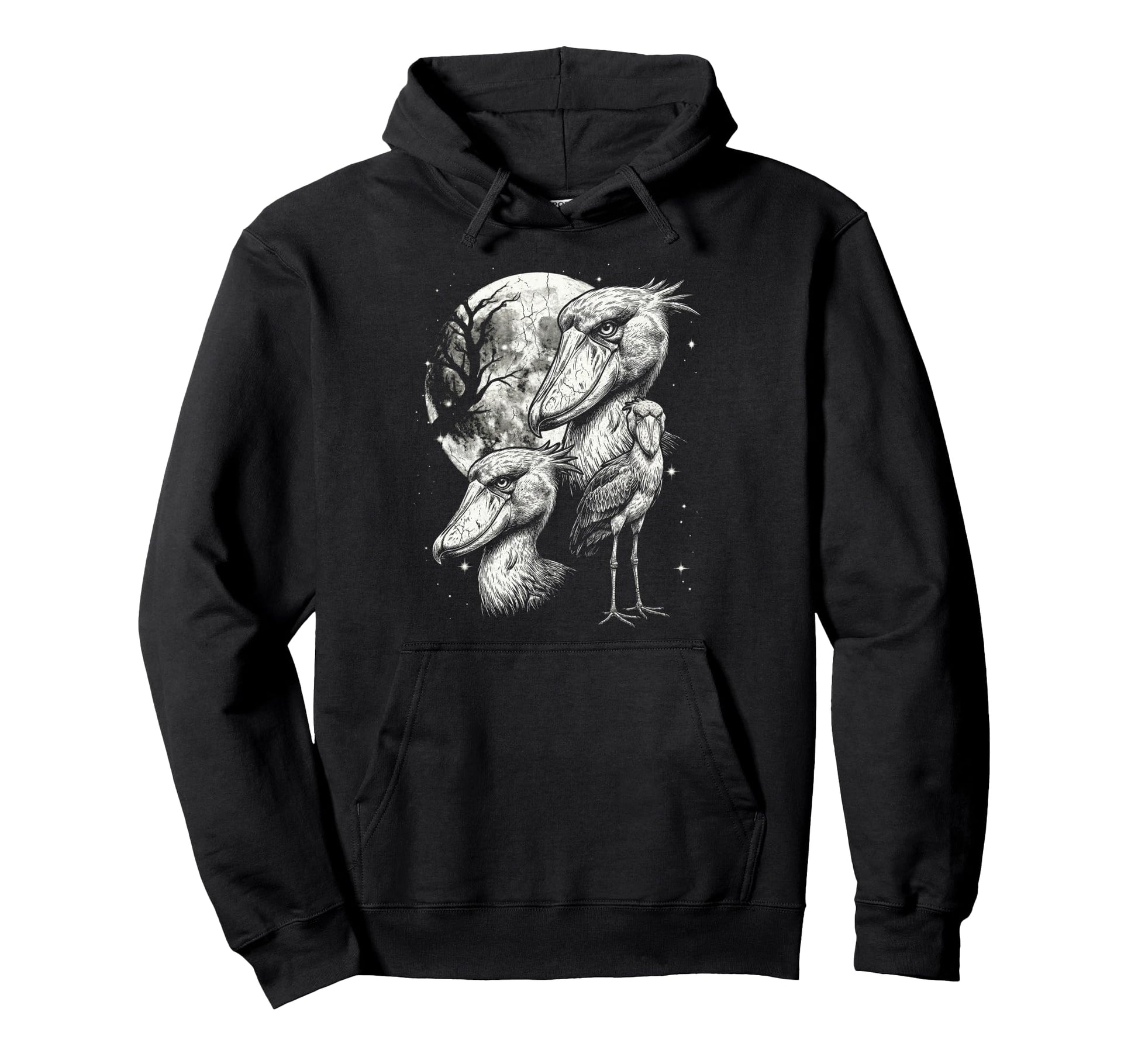 Shoebill Stork 90S Aesthetic Y2K Meme Hoodie - Custom Art Print Men Women - T-Shirt, Sweatshirt, Hoodie